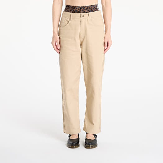 adidas Firebird Utility Pants Stone Khaki/ Bliss Lilac/ White
