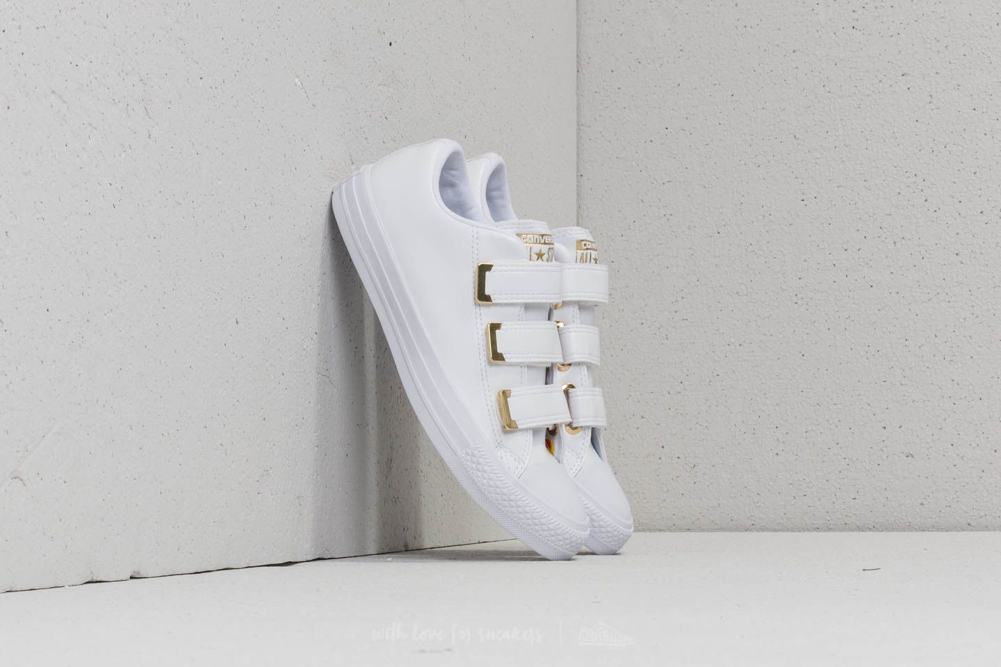 Dámske topánky a tenisky Converse Chuck Taylor All Star 3V OX White/ White/ Gold