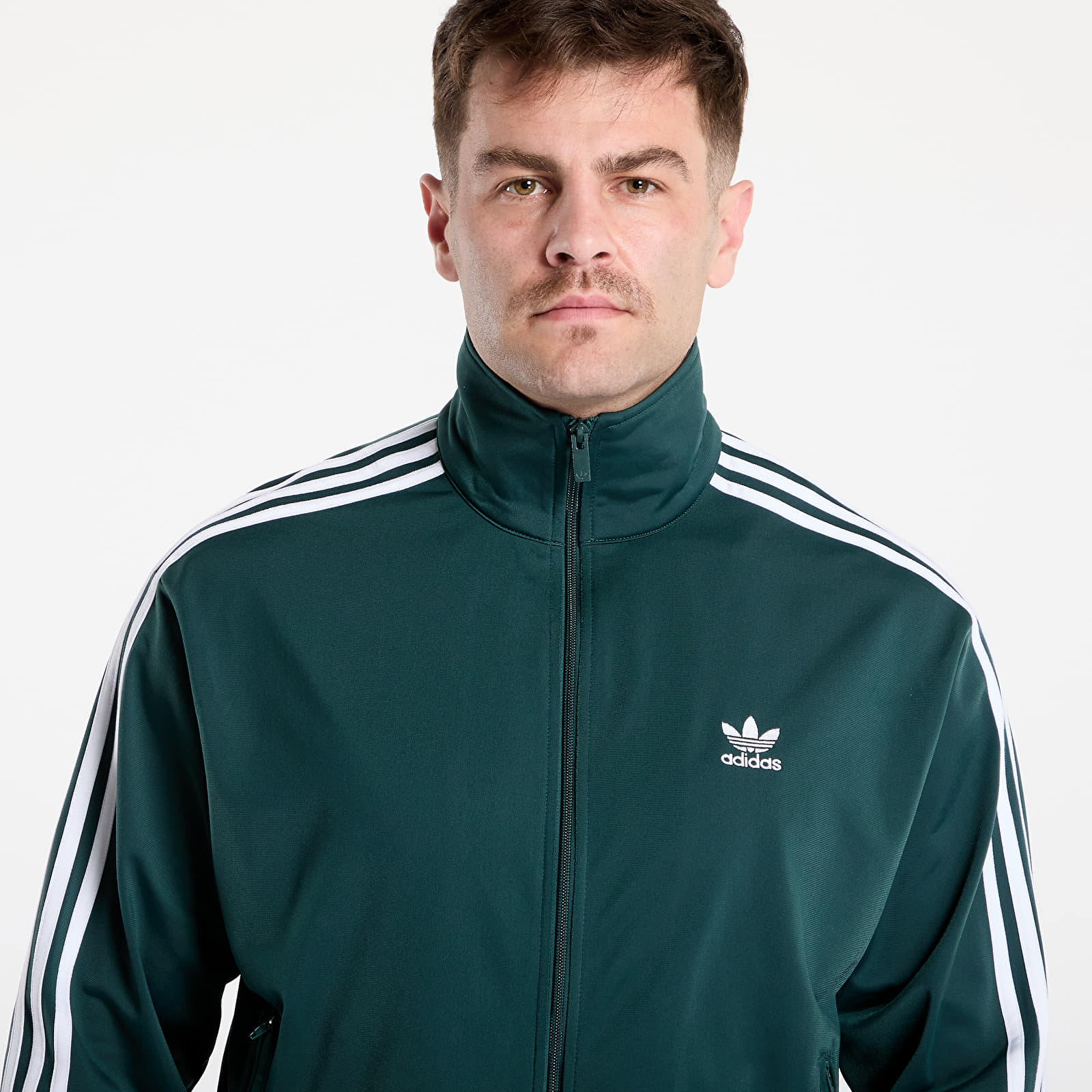 Kapuutsikud ja kampsunid adidas Adicolor Classics Firebird Track Top Mineral Green