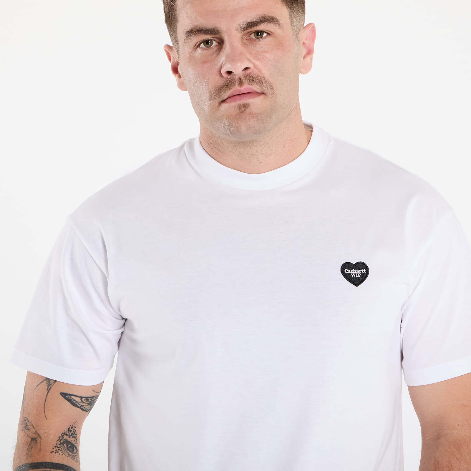 T-särgid Carhartt WIP S/S Heart II Hartt T-Shirt UNISEX White