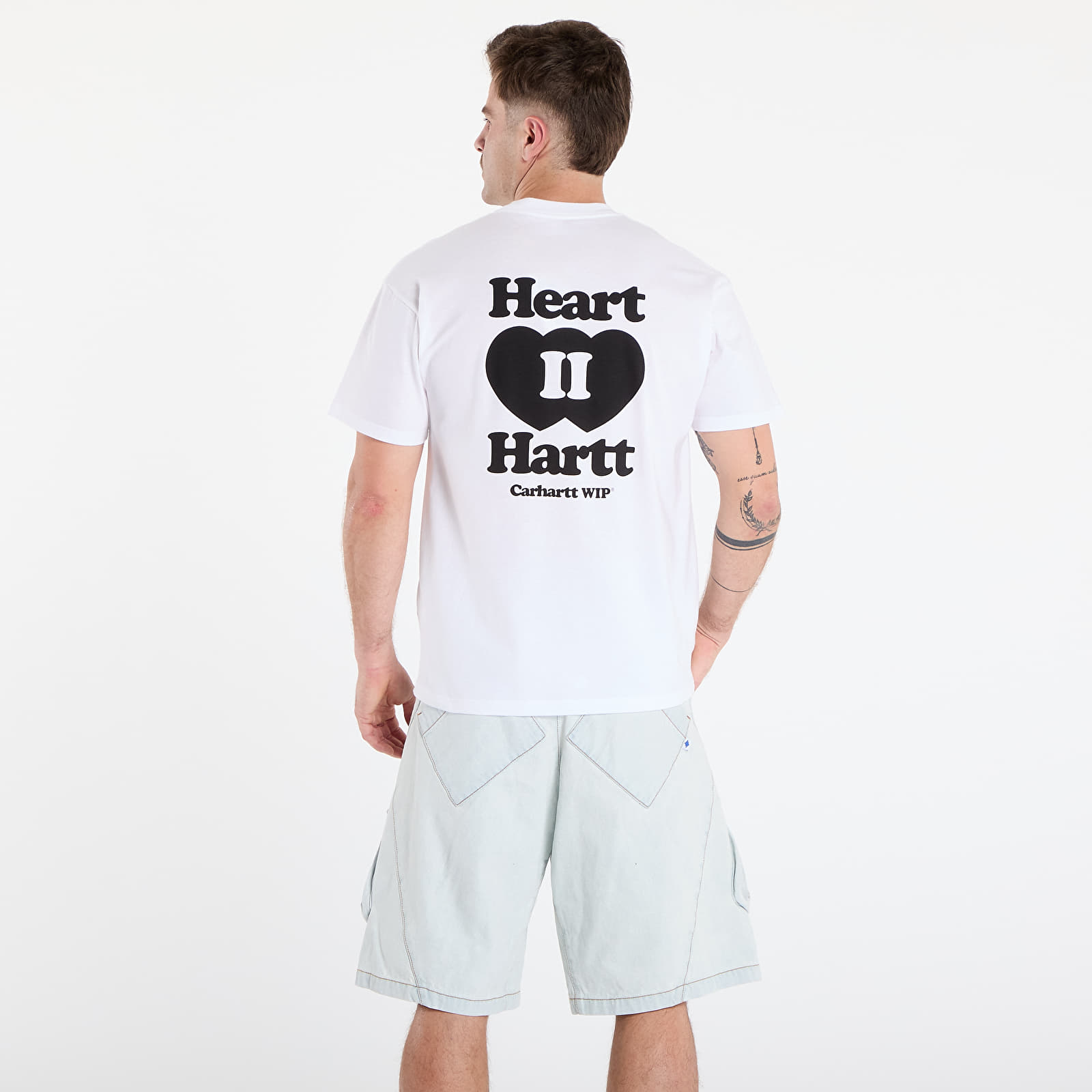 T-särgid Carhartt WIP S/S Heart II Hartt T-Shirt UNISEX White