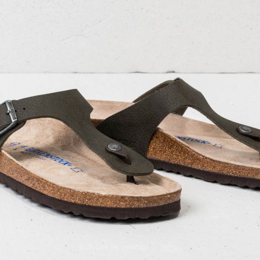 Herren Sneaker und Schuhe Birkenstock Gizeh BS Desert Soil Green