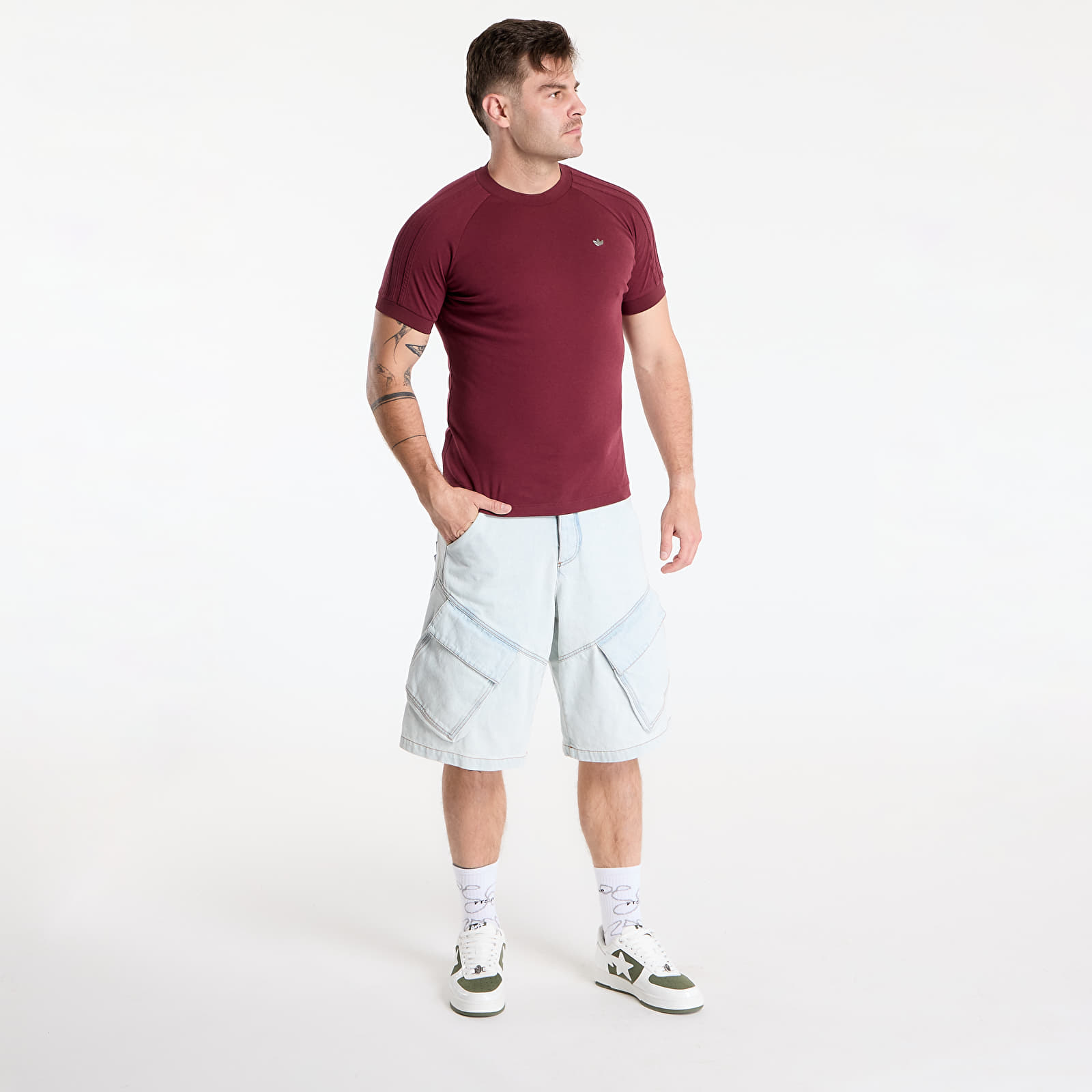 Trička adidas Premium Cali T-Shirt Shadow Red
