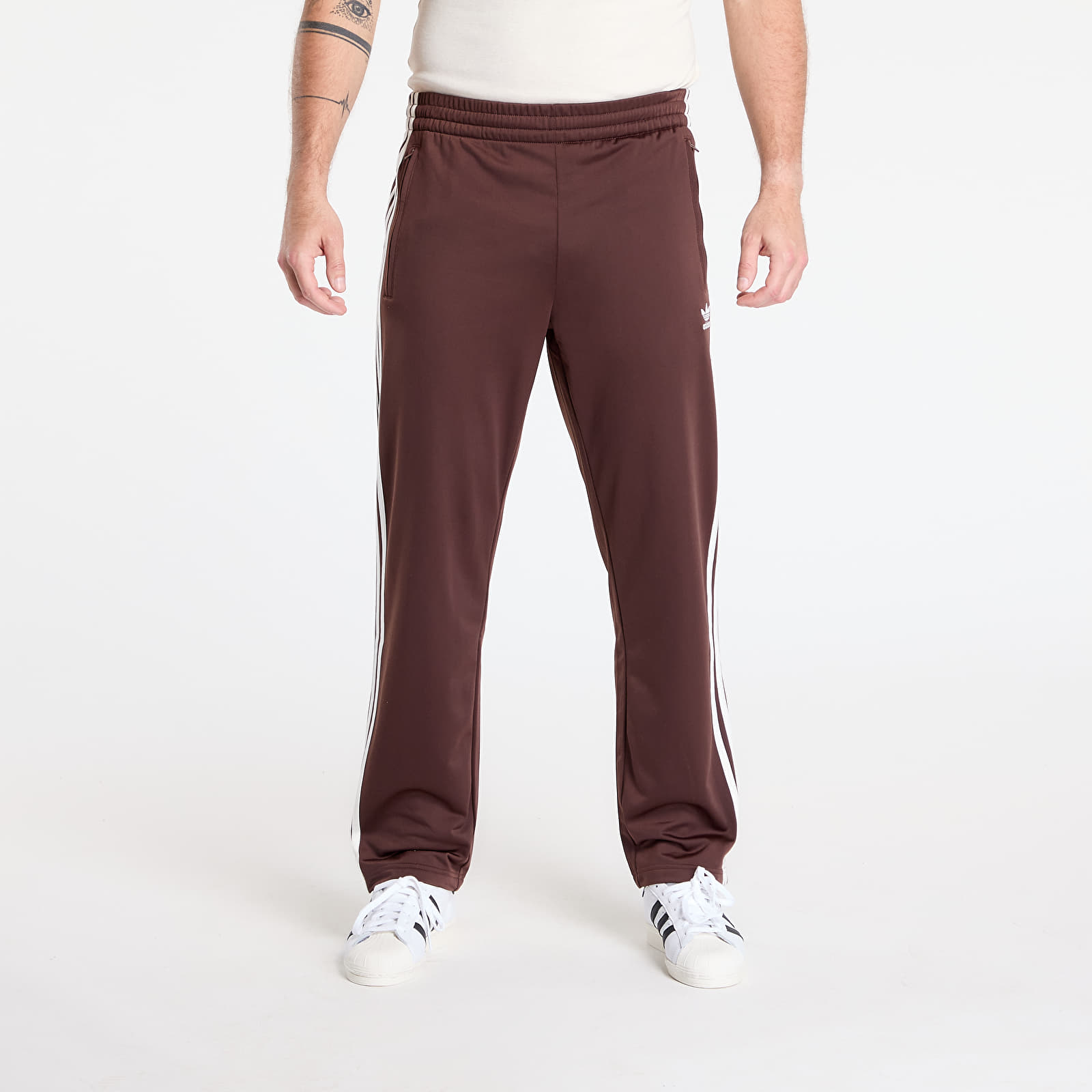Kalhoty adidas Adicolor Classics Firebird Track Tracksuit Bottoms Auburn/ Off White