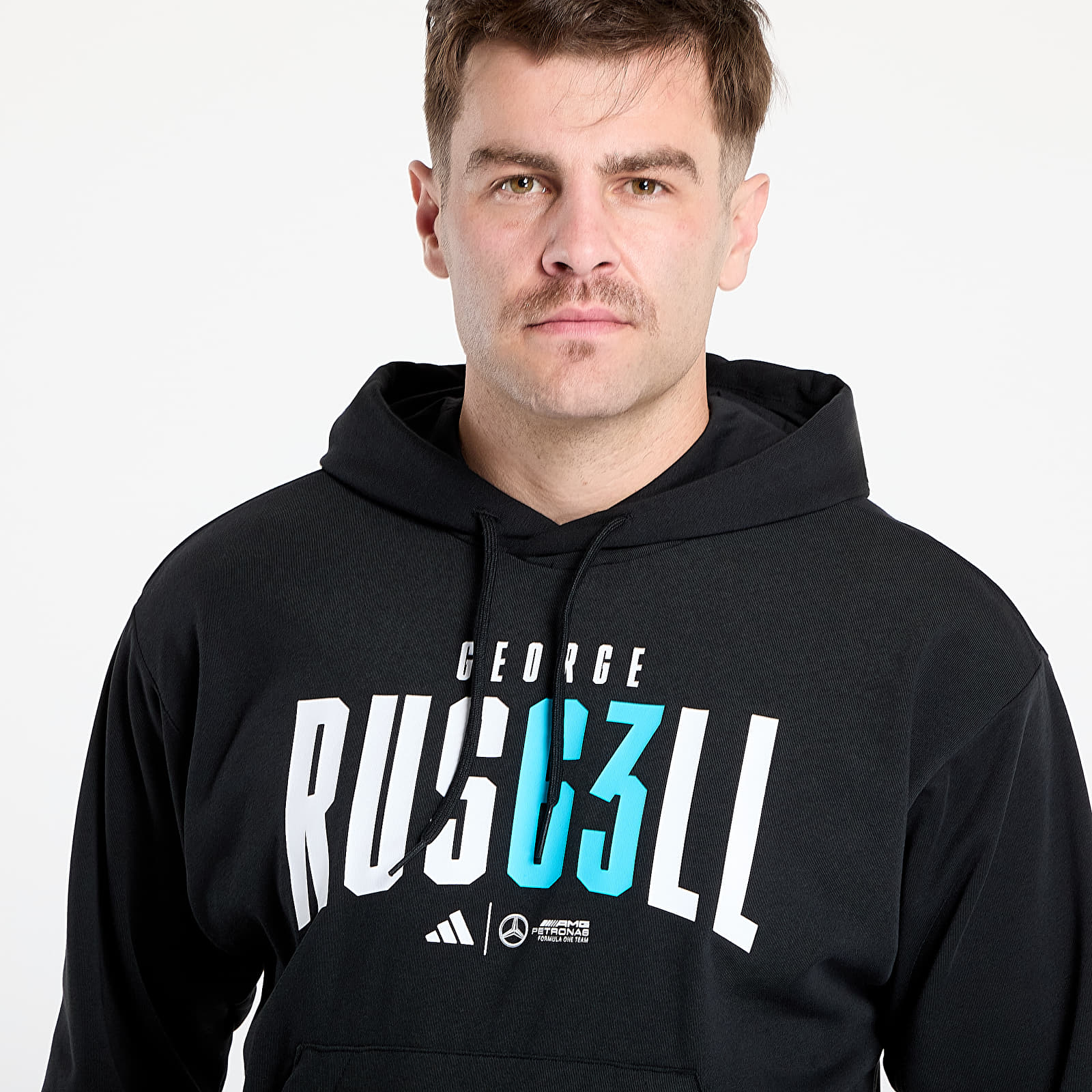 Mikiny adidas Mercedes - AMG Petronas Formula One Team George Russell Hood Black