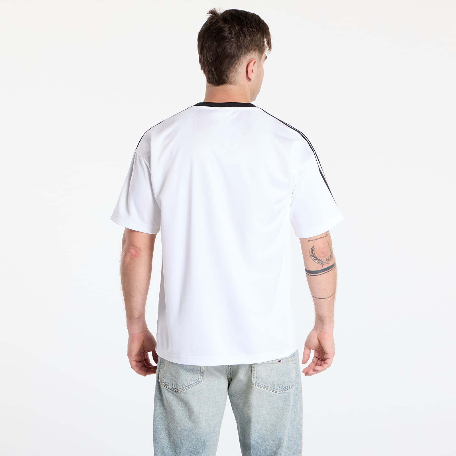 T-särgid adidas Jacquard Jersey White/ Black