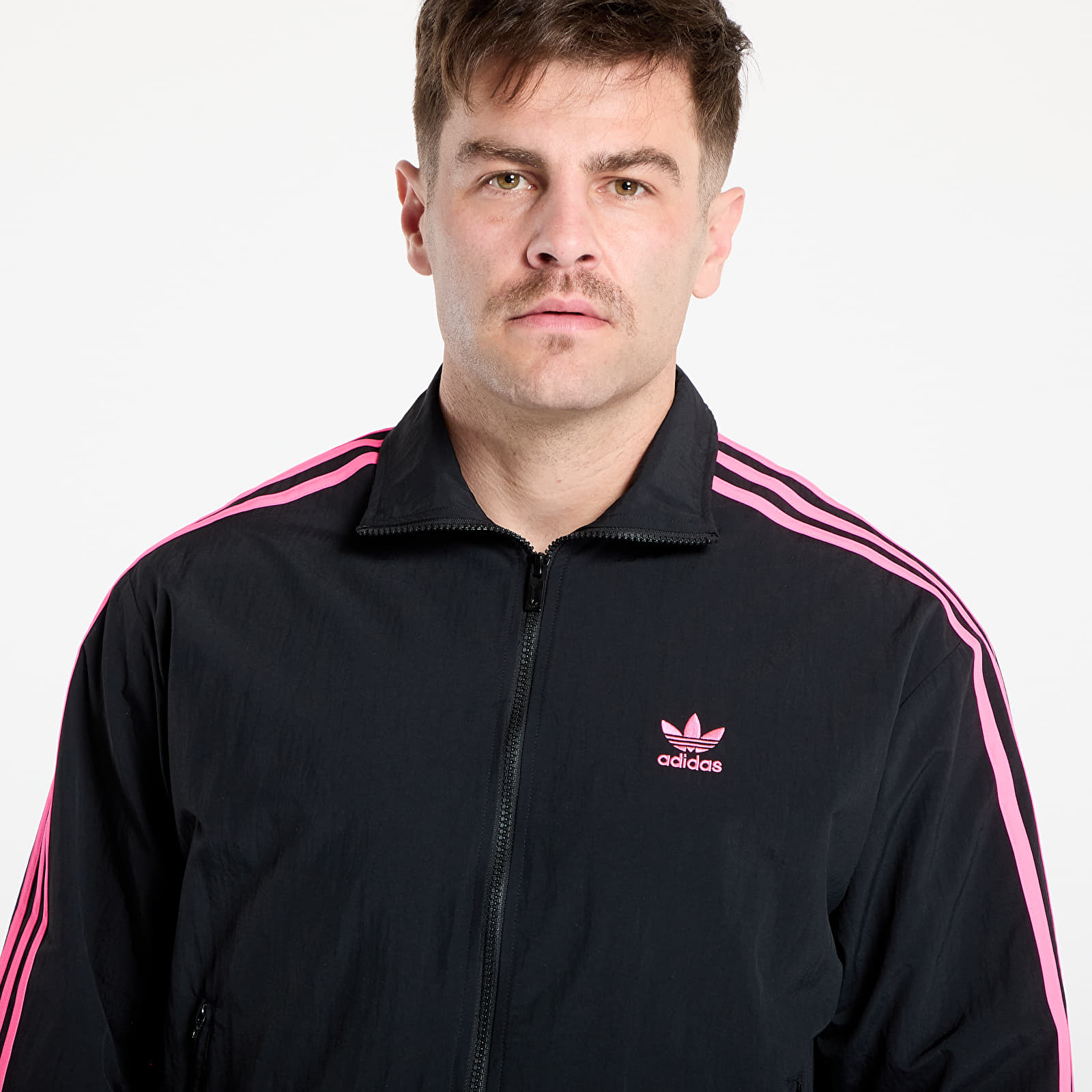 Jackets adidas Adicolor Woven Firebird Track Top Black/ Lucid Pink