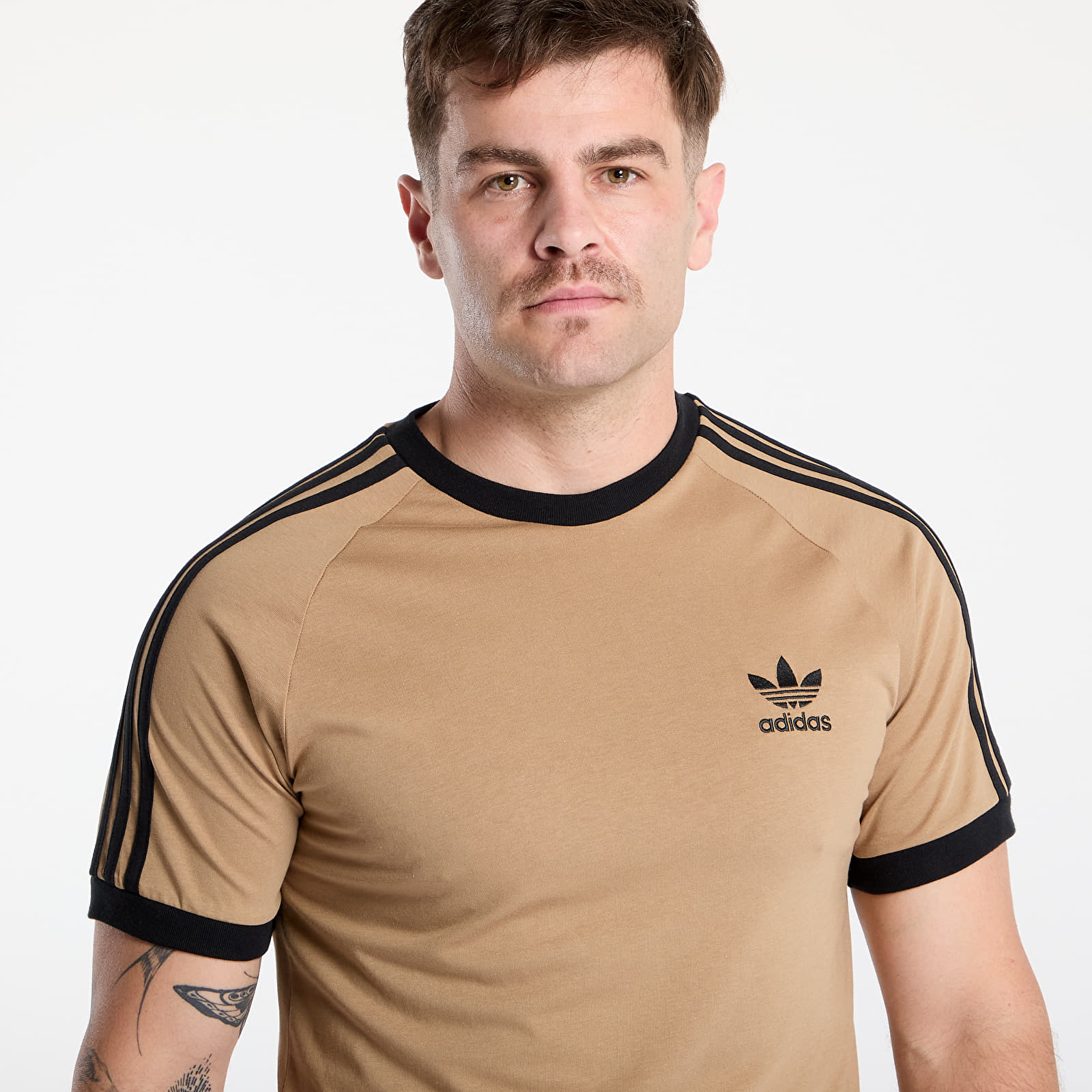 Meeste T-särgid adidas Adicolor Classics 3-Stripes T-Shirt Cardboard/ Black