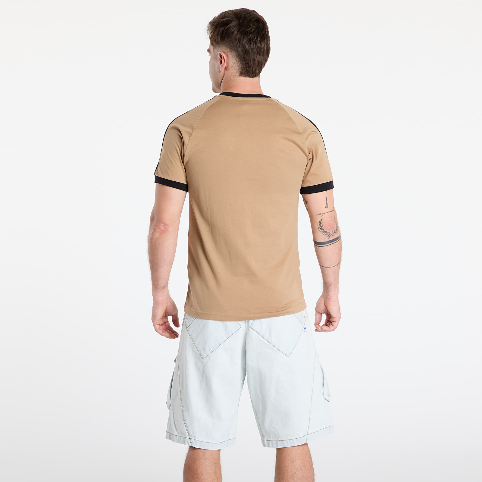 Meeste T-särgid adidas Adicolor Classics 3-Stripes T-Shirt Cardboard/ Black