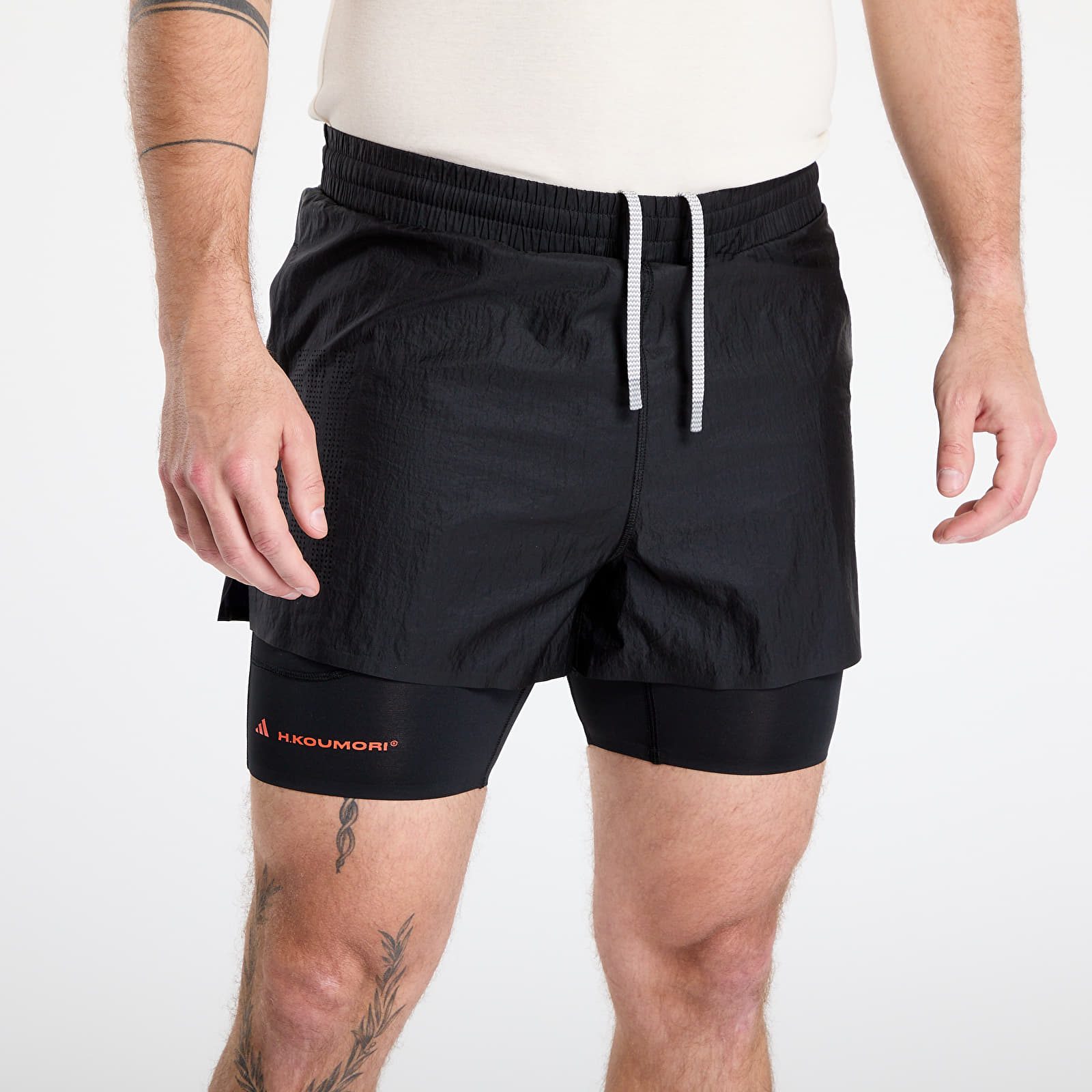Šortky adidas Adi365 H.Koumori Running 2-In-1 Shorts Black