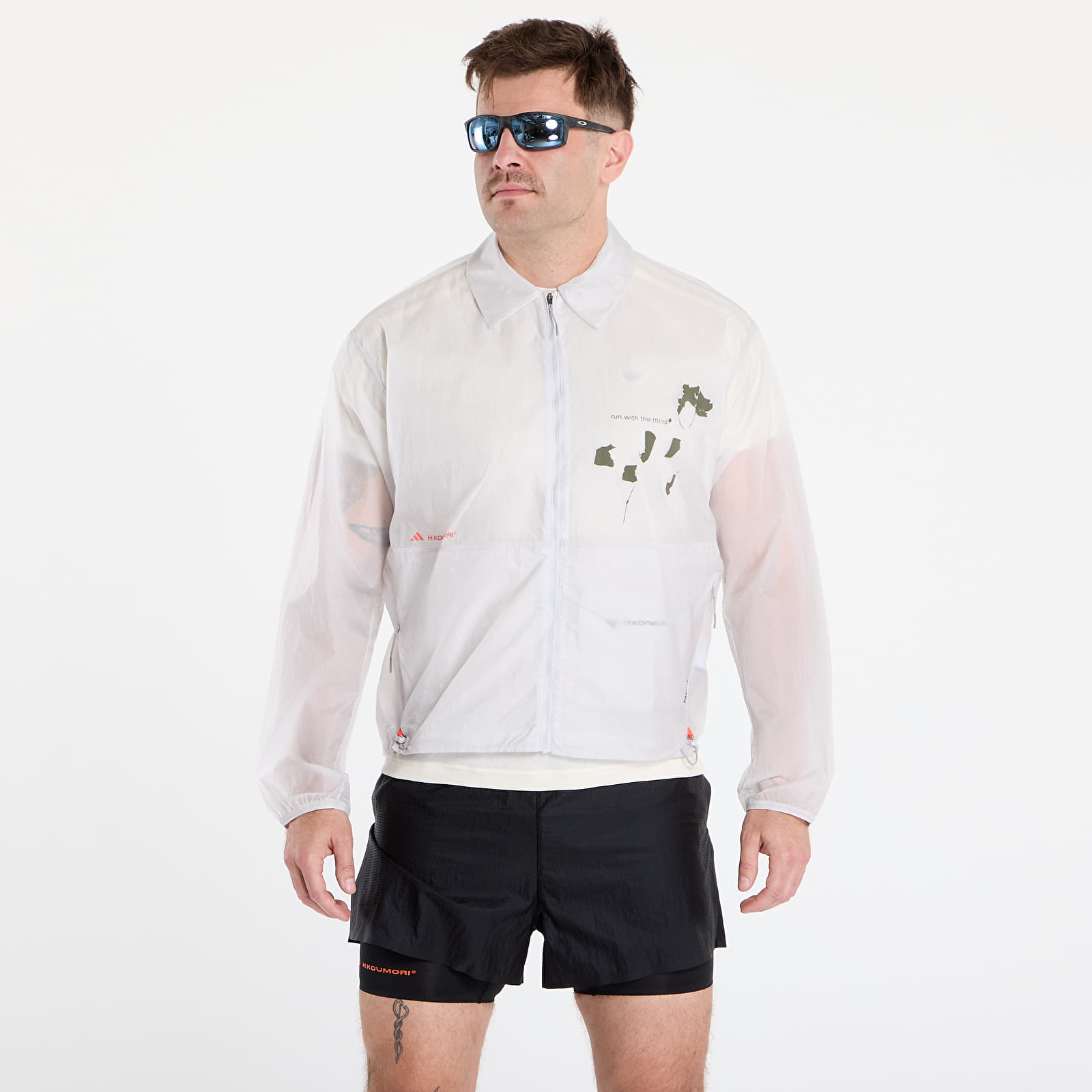 Bundy adidas Adi365 H.Koumori Running Coach Jacket Grey One/ Black