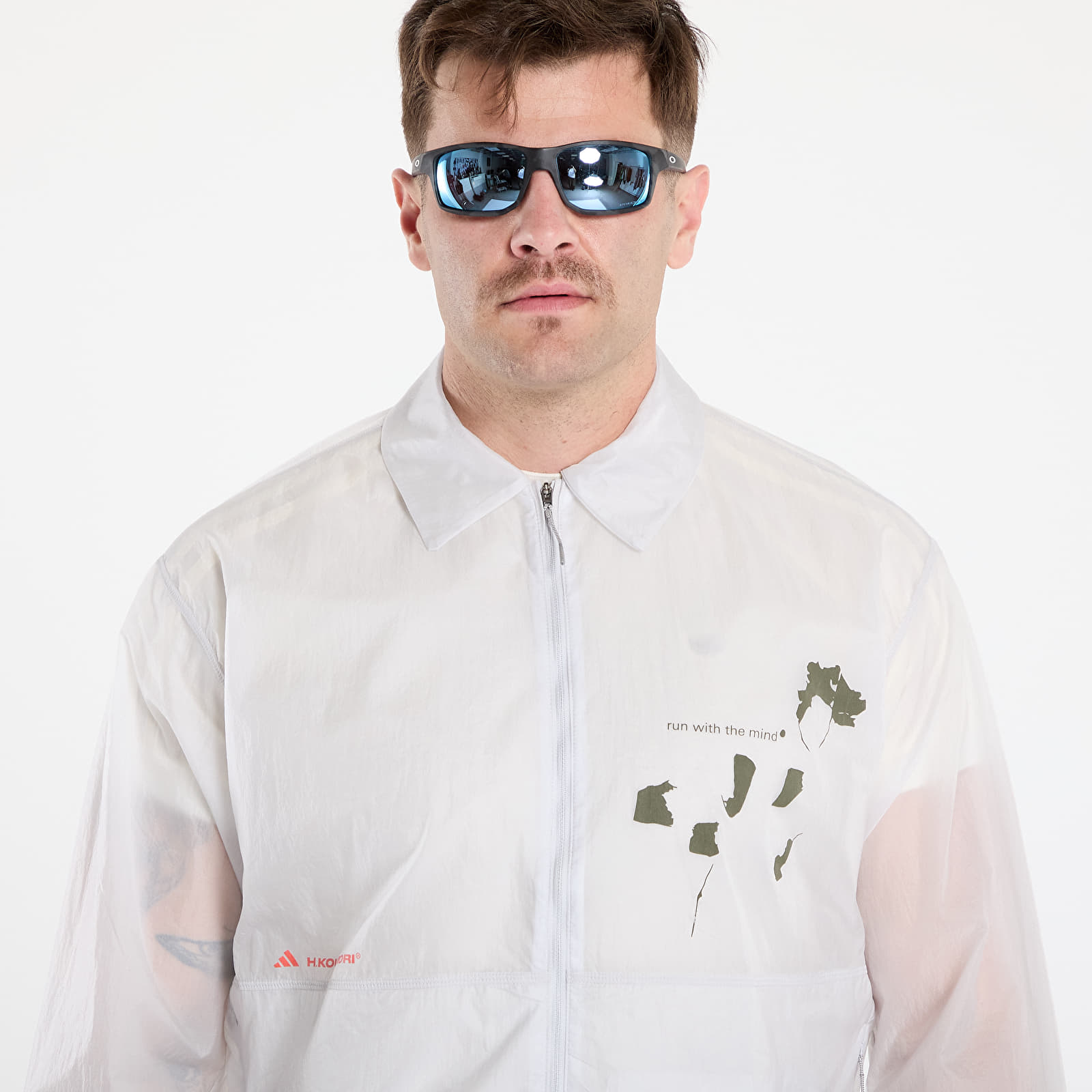 Bundy adidas Adi365 H.Koumori Running Coach Jacket Grey One/ Black