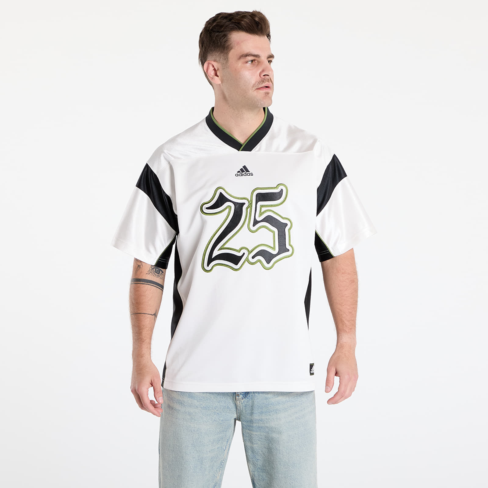 Джърси adidas Football Jersey Cloud White/ Black XL