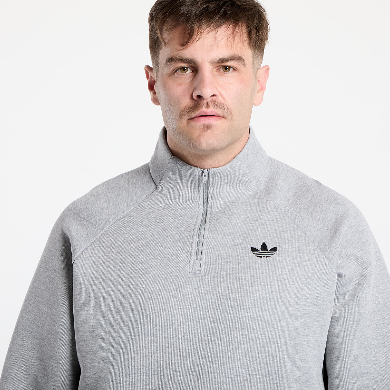 Kapuutsikud ja kampsunid adidas Spacer Drill Track Top Medium Grey Heather