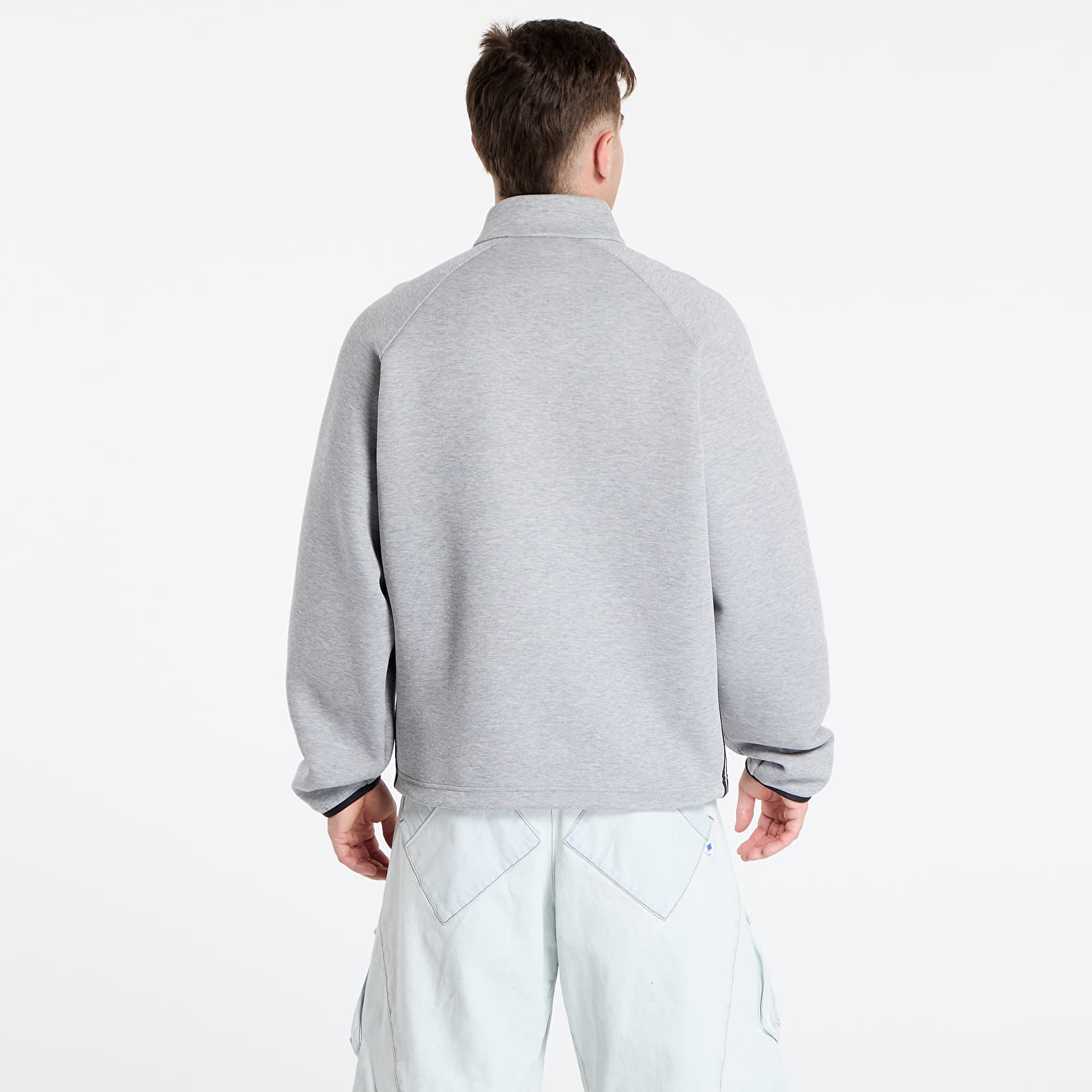 Kapuutsikud ja kampsunid adidas Spacer Drill Track Top Medium Grey Heather