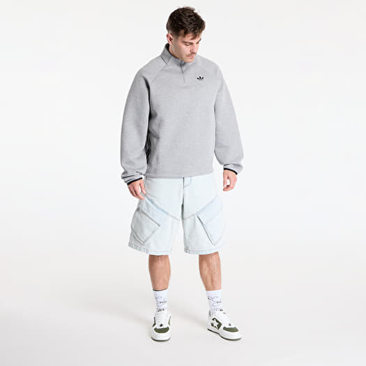 Худі та реглани adidas Spacer Drill Track Top Medium Grey Heather