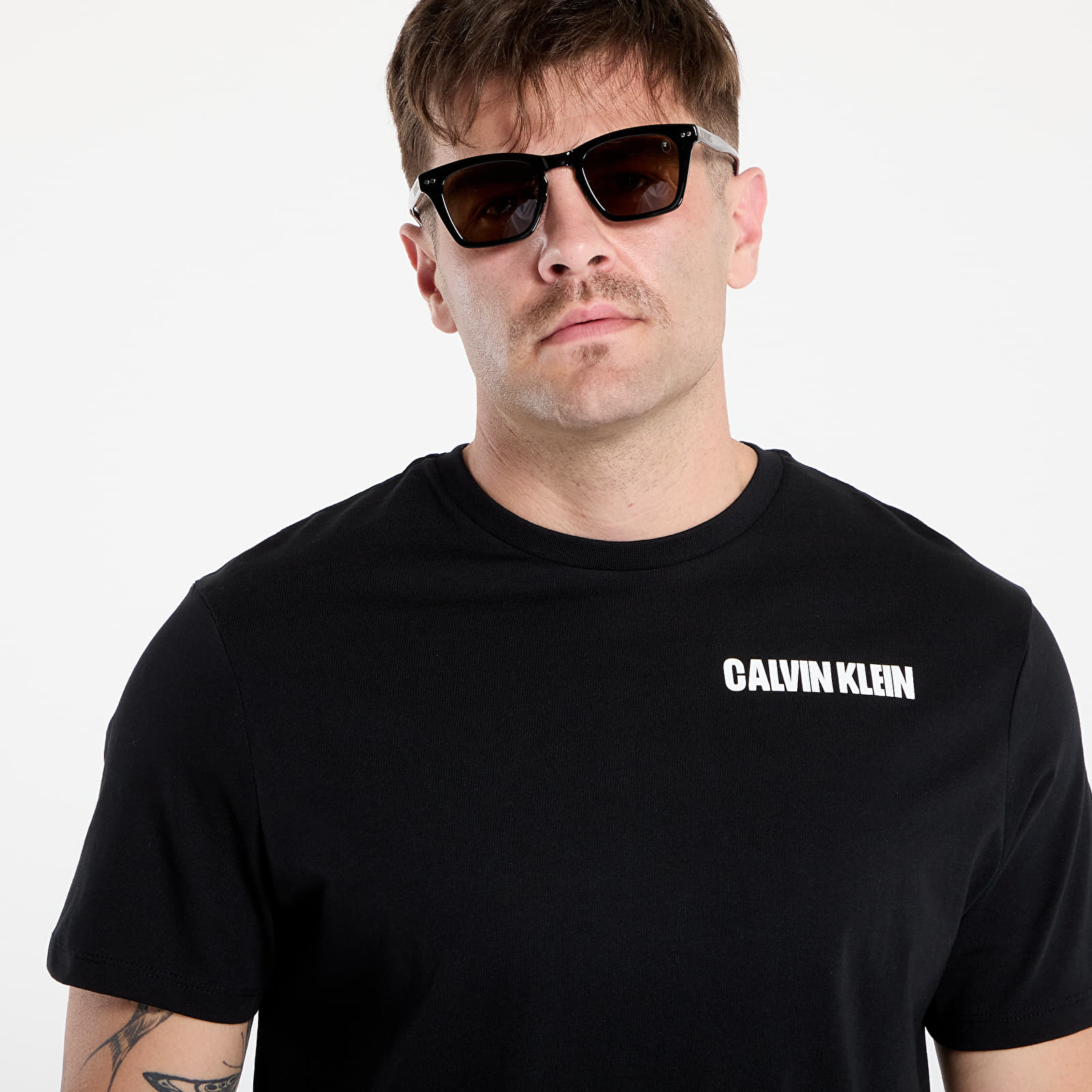 T-shirts Calvin Klein Jeans Ss 20S Calvin Line 3 Tee Black