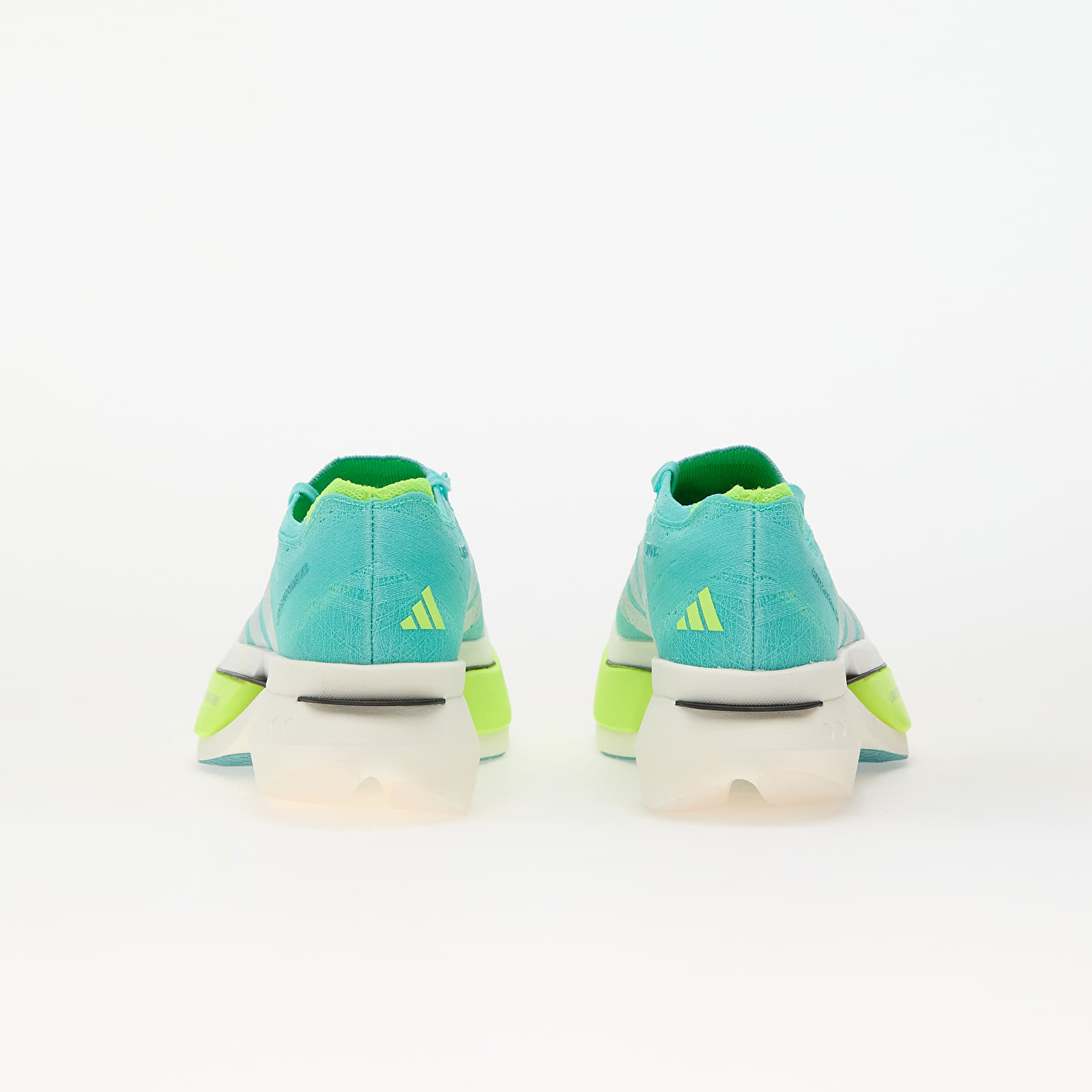 Meeste kingad adidas Adizero Prime X3 STRUNG Running Flash Aqua/ Zero Met./ Lucid Lemon