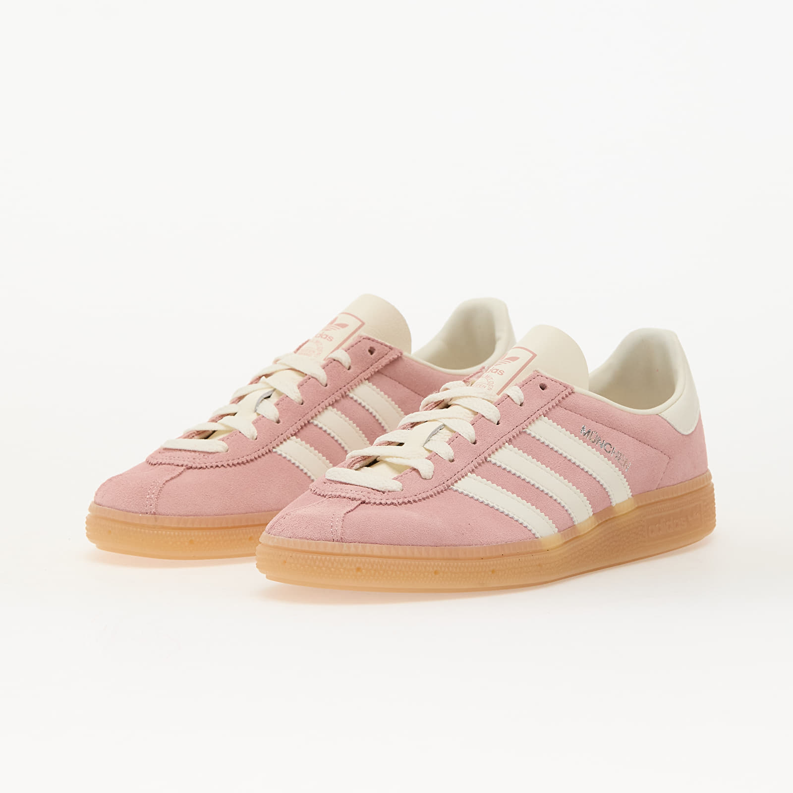 Dámské tenisky a boty adidas Muenchen W Wonder Mauve/ Off White/ Silver Metallic