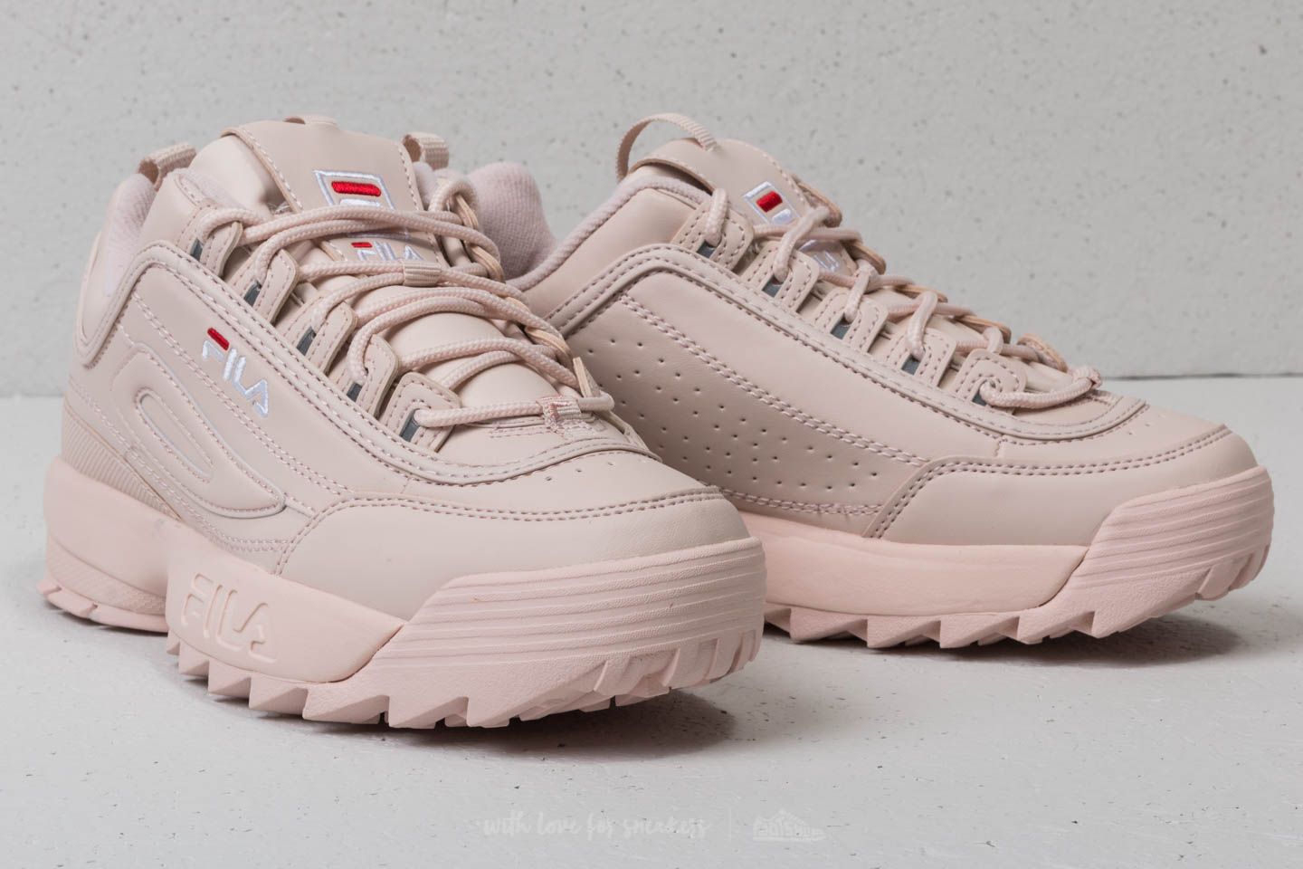 Peach hot sale fila disruptor