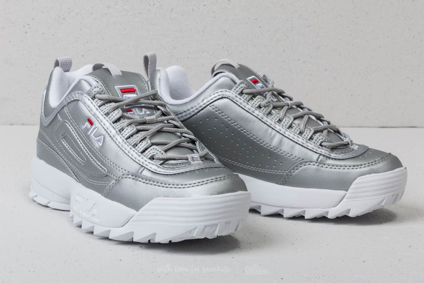 Silver fila disruptor store