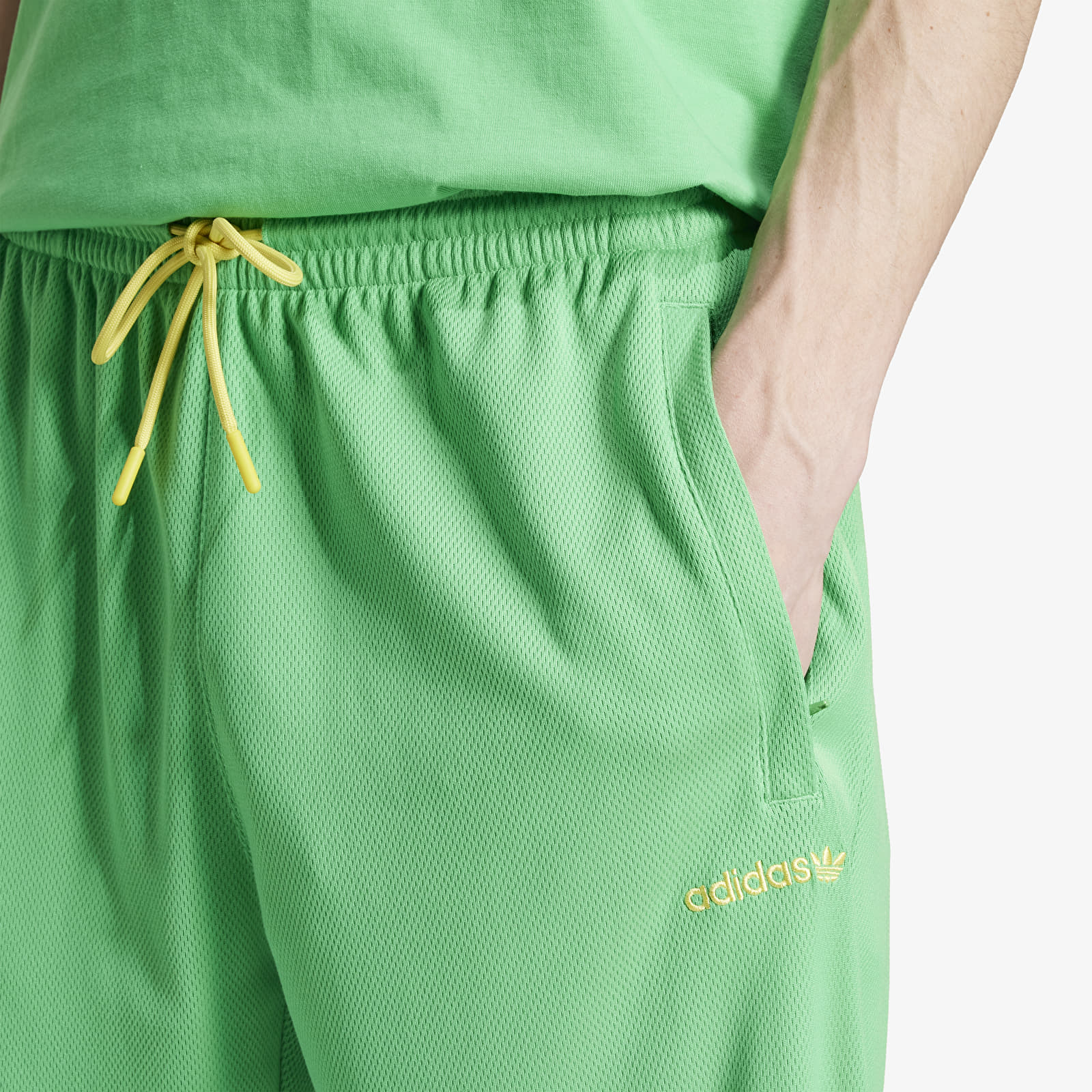 Meeste püksid adidas Zip Flr Pant Green/ Energy Green