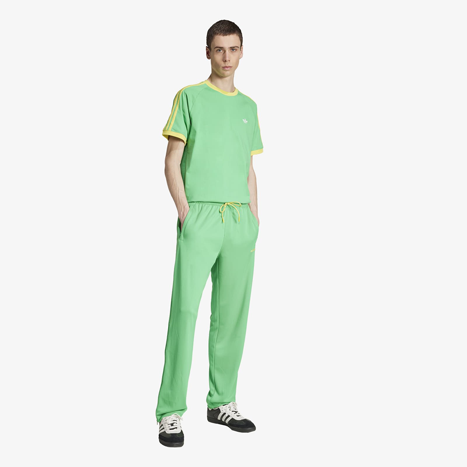 Meeste püksid adidas Zip Flr Pant Green/ Energy Green