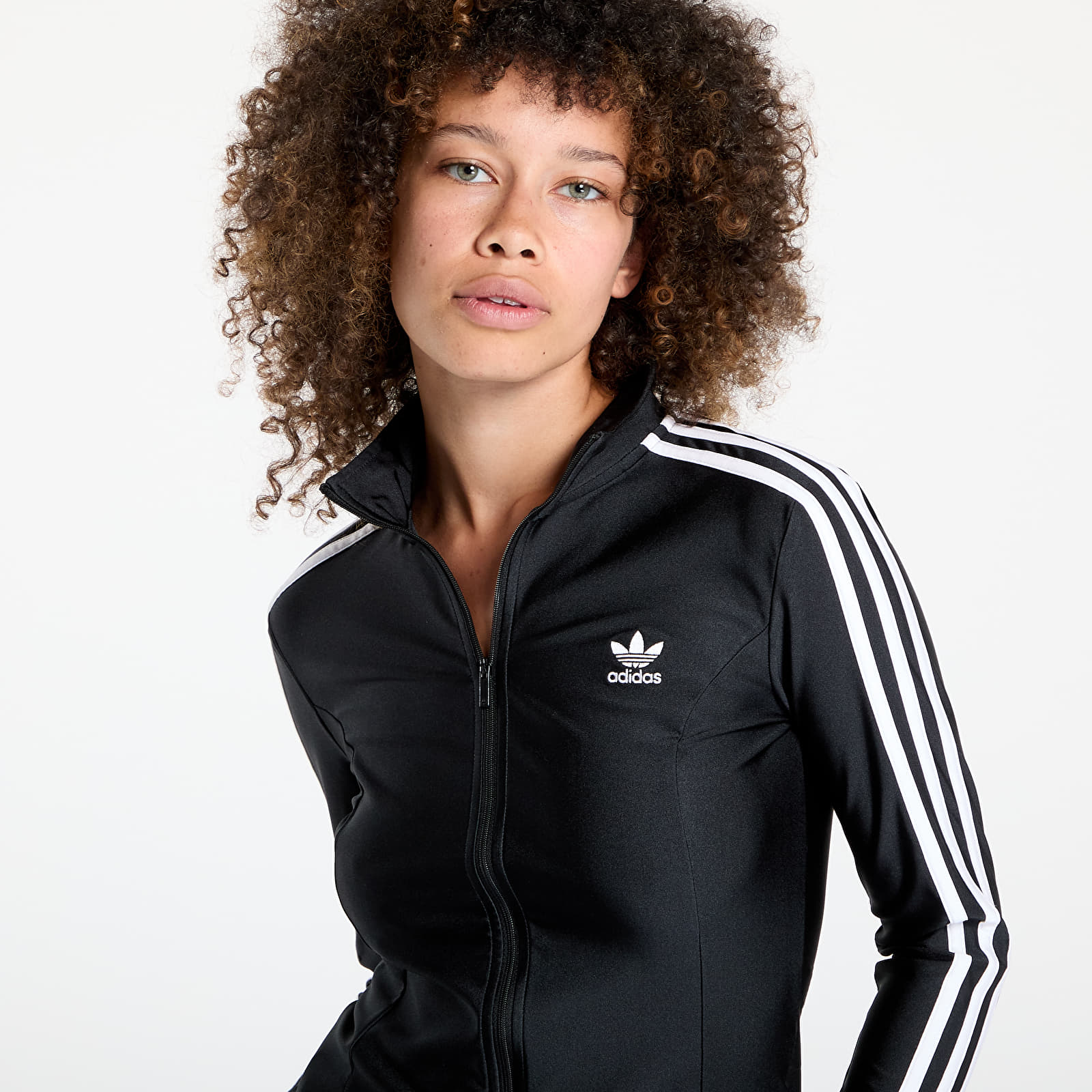 Chaquetas de mujer adidas 3S SLim Track Top Black