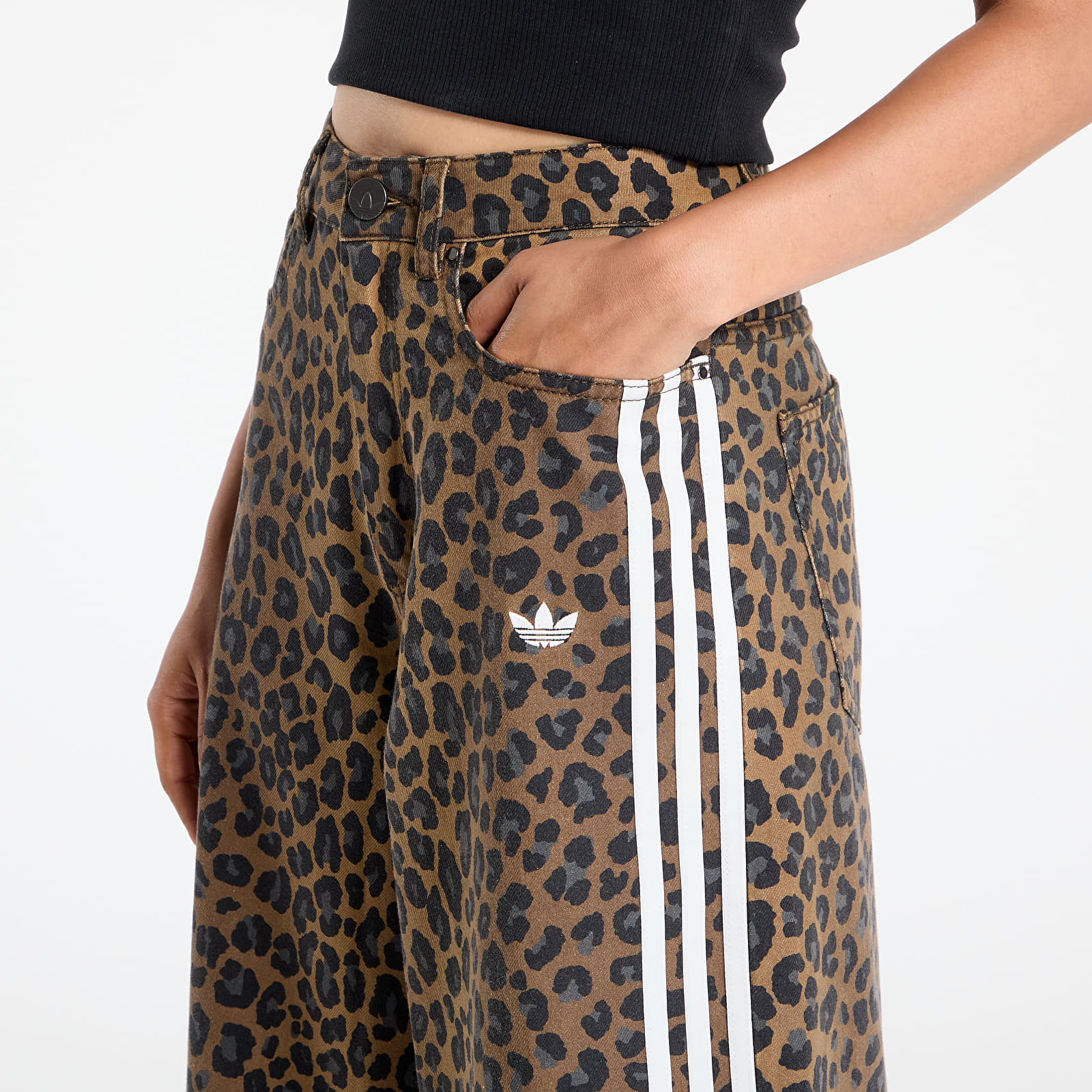 Pantalones cortos de mujer adidas Originals Denim Bermuda Shorts Multicolor