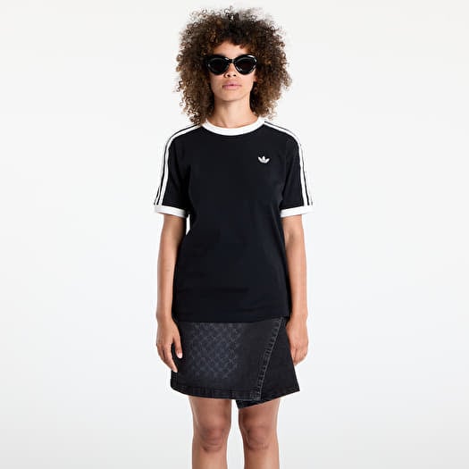 Majica adidas Originals Ruffle 3-Stripes T-Shirt Black