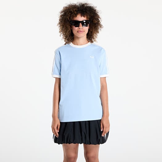 Majica adidas Originals Ruffle 3-Stripes T-Shirt Clear Sky