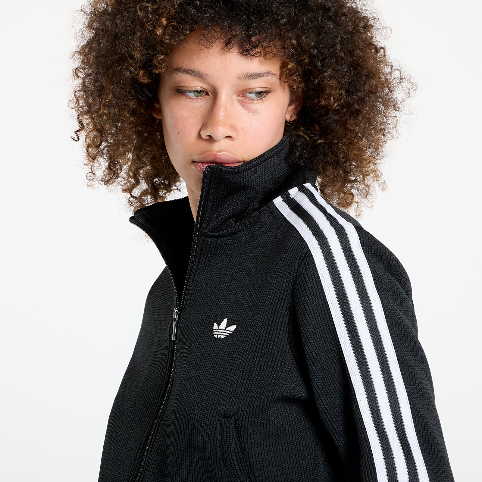 Hoodies and sweatshirts  adidas Firebird Adicolor Knit Track Top Black/ White