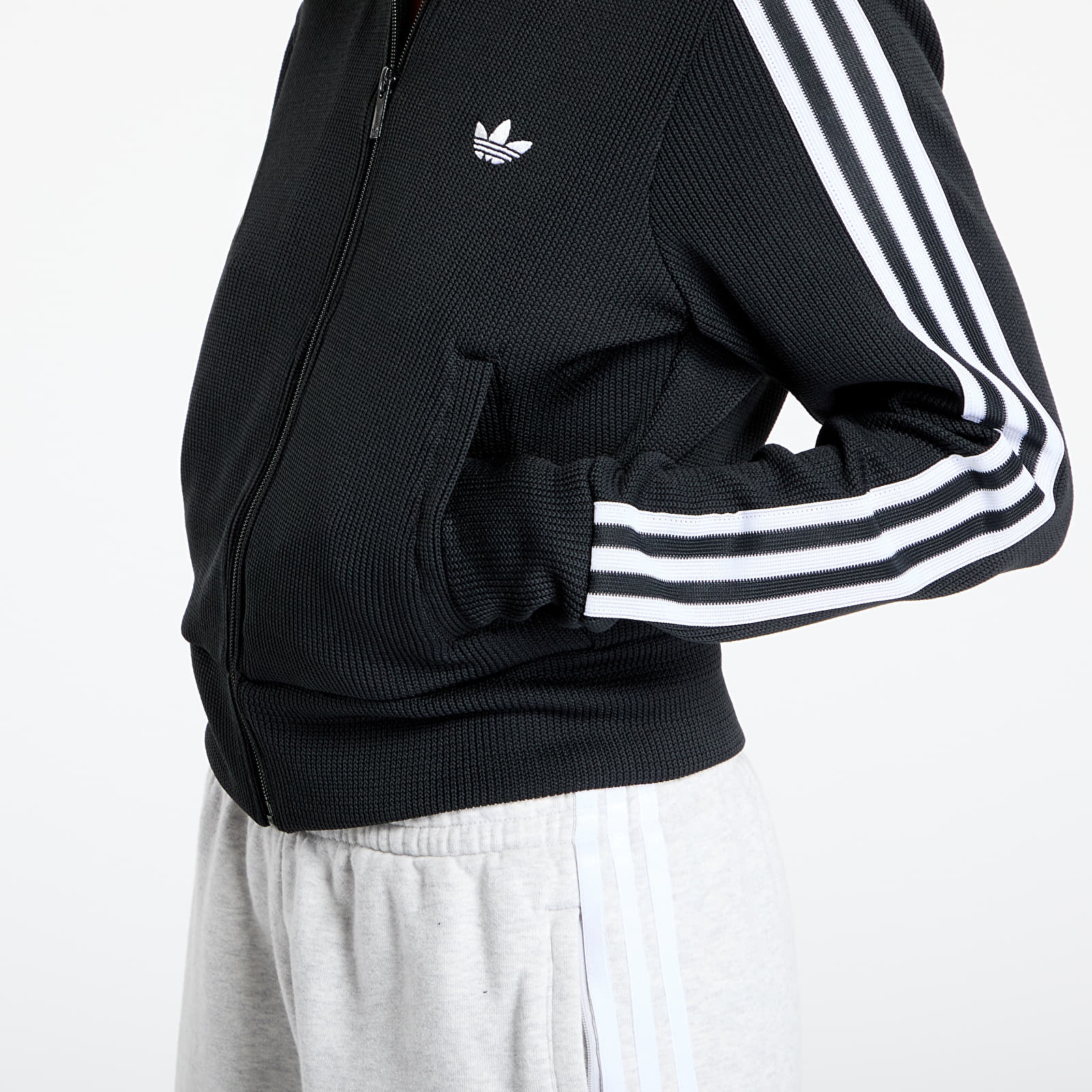 Hoodies and sweatshirts  adidas Firebird Adicolor Knit Track Top Black/ White