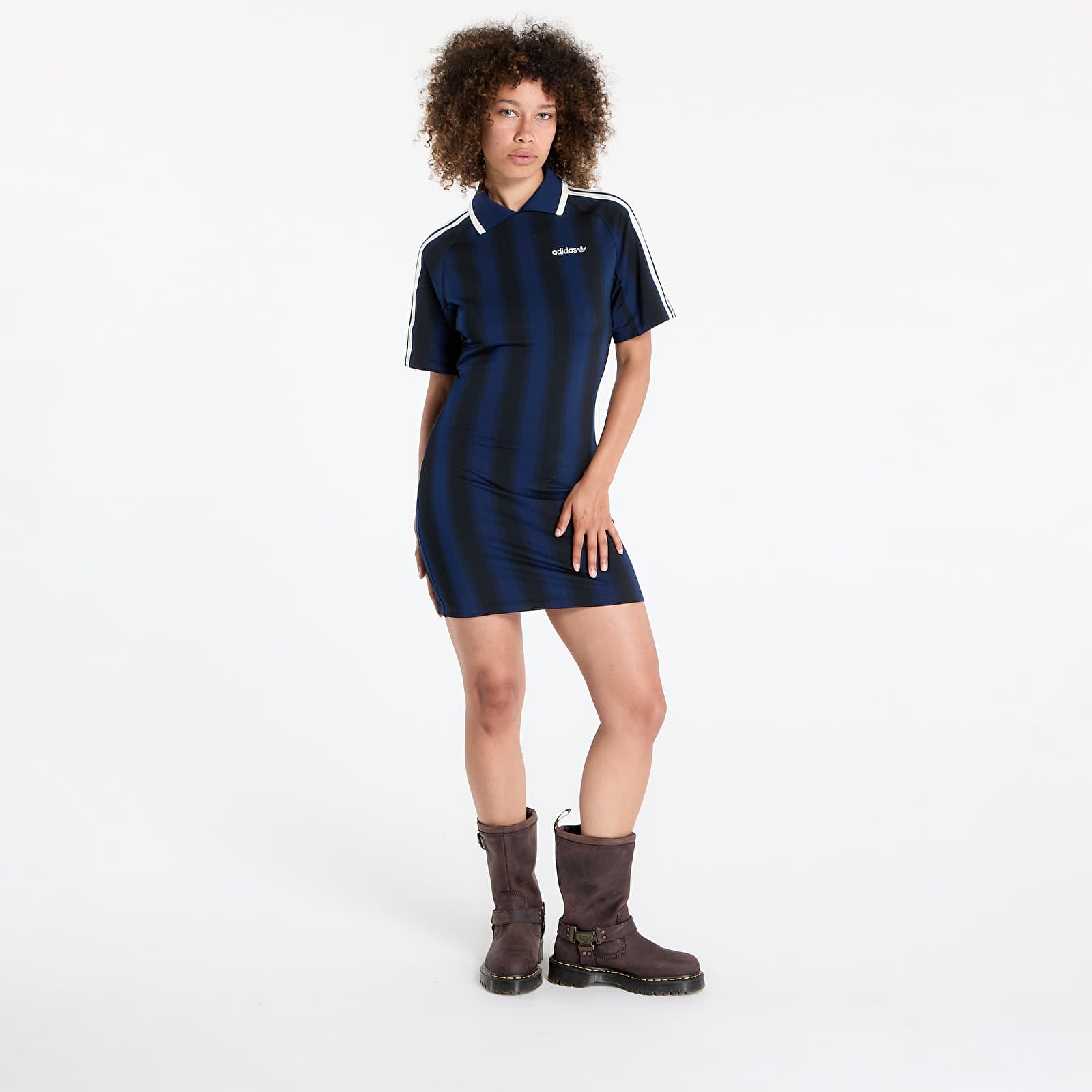 Šaty adidas Footie Dress Night Indigo