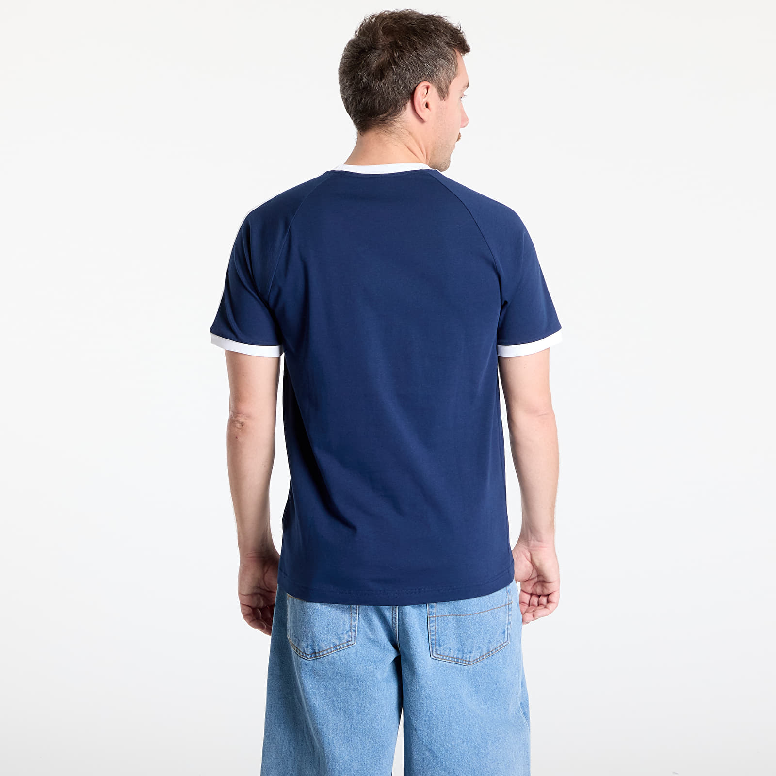 T-särgid adidas 3-Stripes Short Sleeve Tee Night Indigo