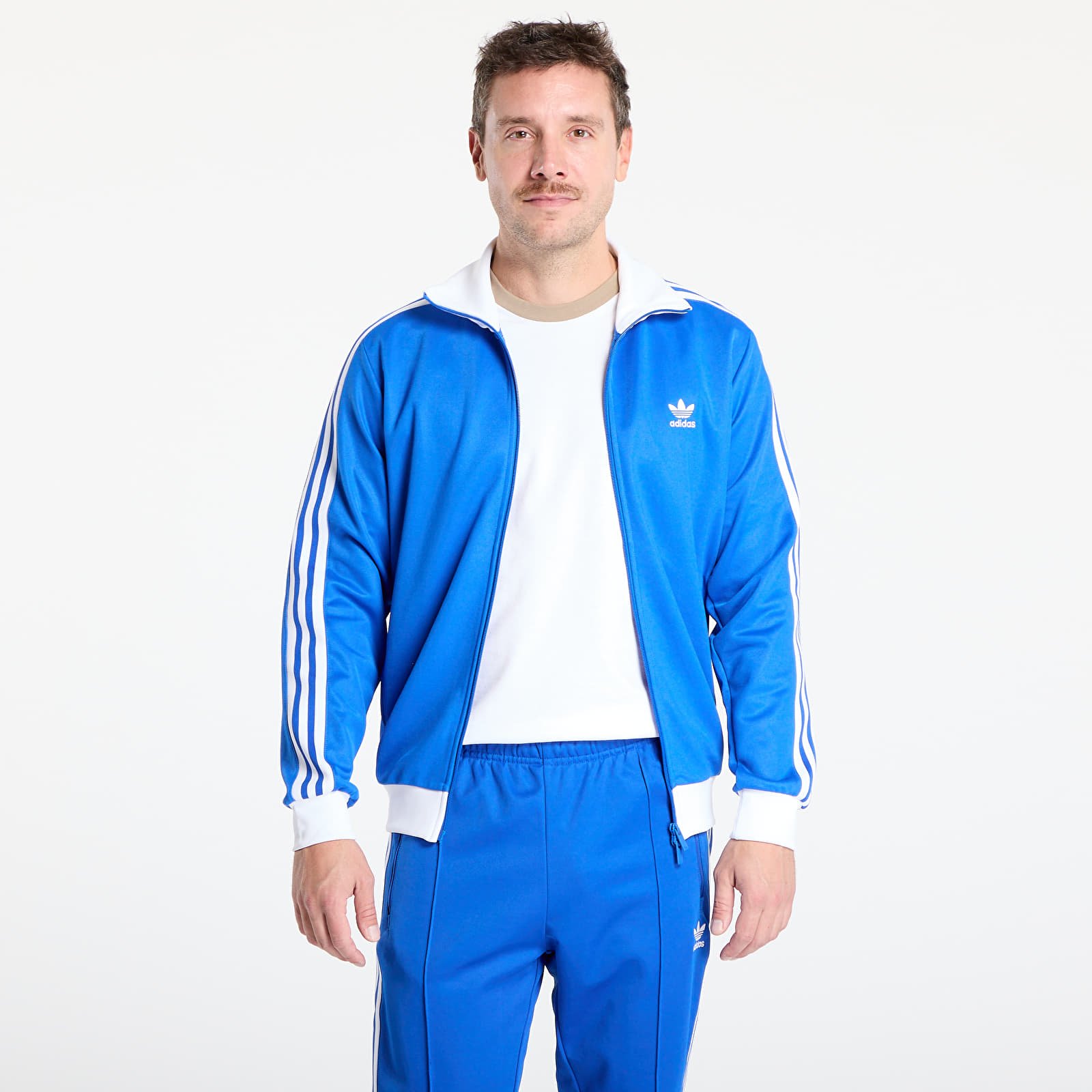 Meeste jakid adidas Adicolor Classics Beckenbauer Track Top Blue/ White