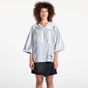 Nike Sportswear Street Women's Oversized Short-Sleeve Graphic Jersey Lt Smoke Grey/ Barely Volt