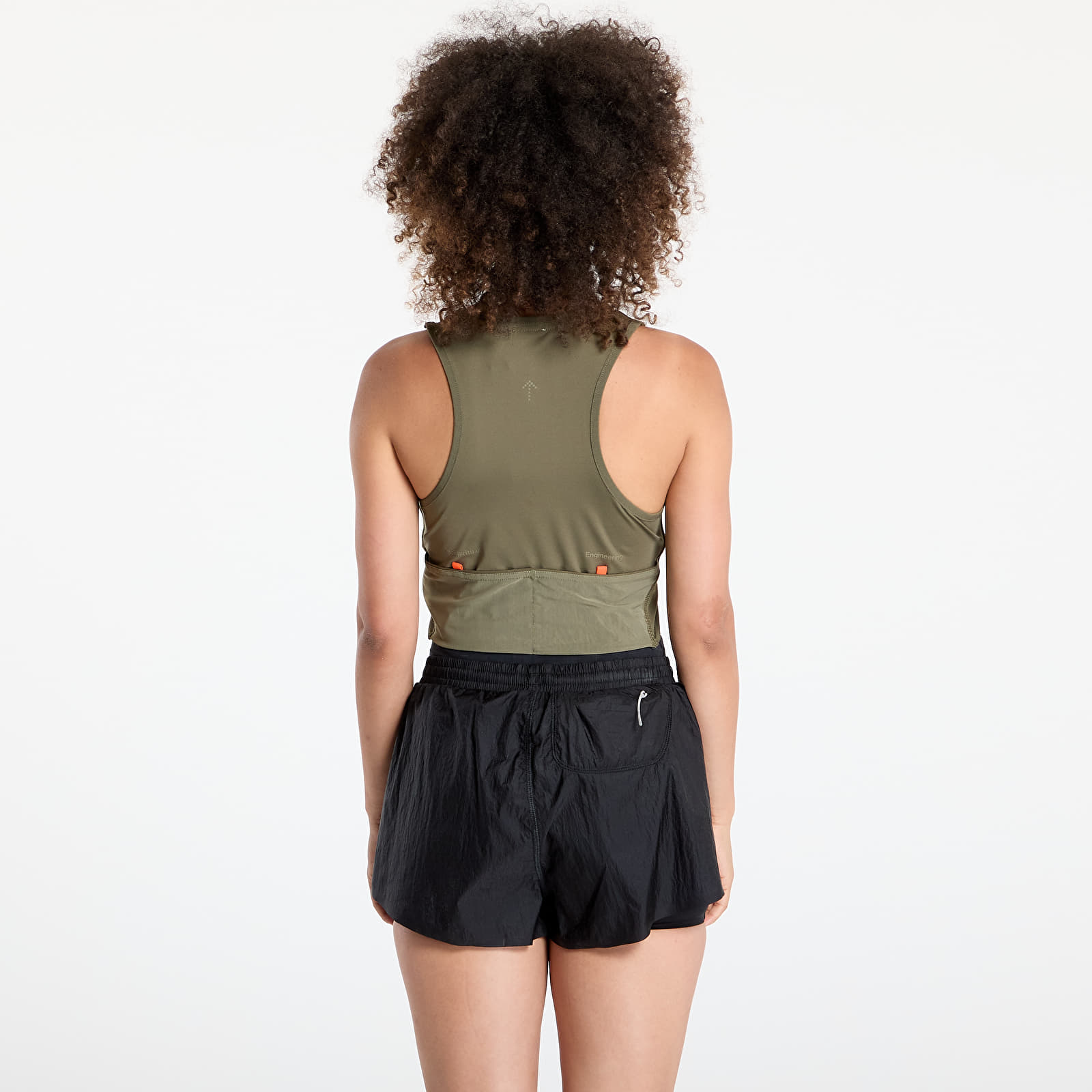 Tílka adidas Adi365 H.Koumori Running Crop Top Olive Strata