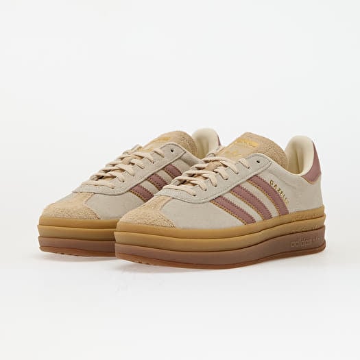 国内配送 adidas GAZELLE BOLD W C.WHITE/W.CLAY/S.STRATA Women's shoes adidas Gazelle Bold W Crew White/ Warm Clay