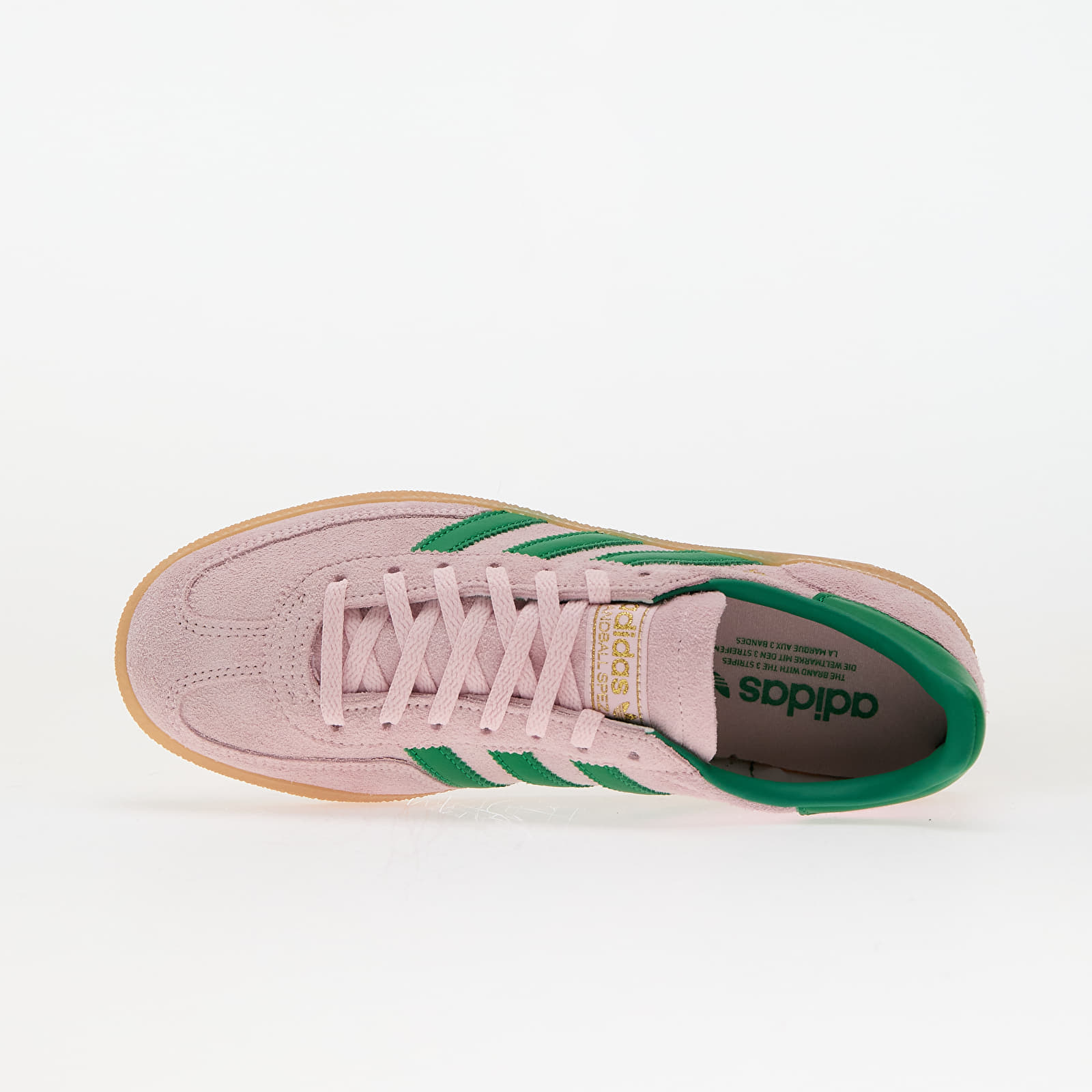 Dámské tenisky a boty adidas Handball Spezial W Clear Pink/ Green/ Gold Metallic