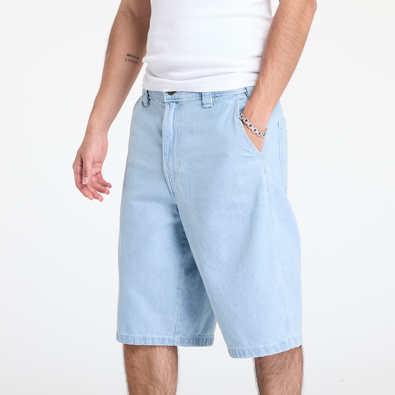 Szorty Dickies Madison Denim Short Vintage Aged Blue
