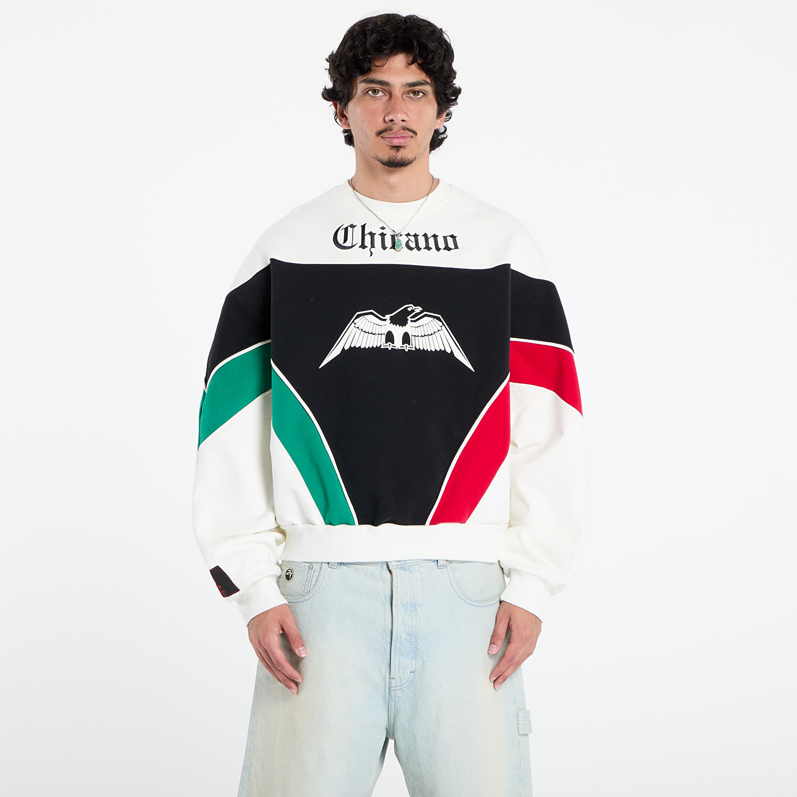 Bluzy adidas x Willy Chavarria Fleece Crewneck White/ Off White