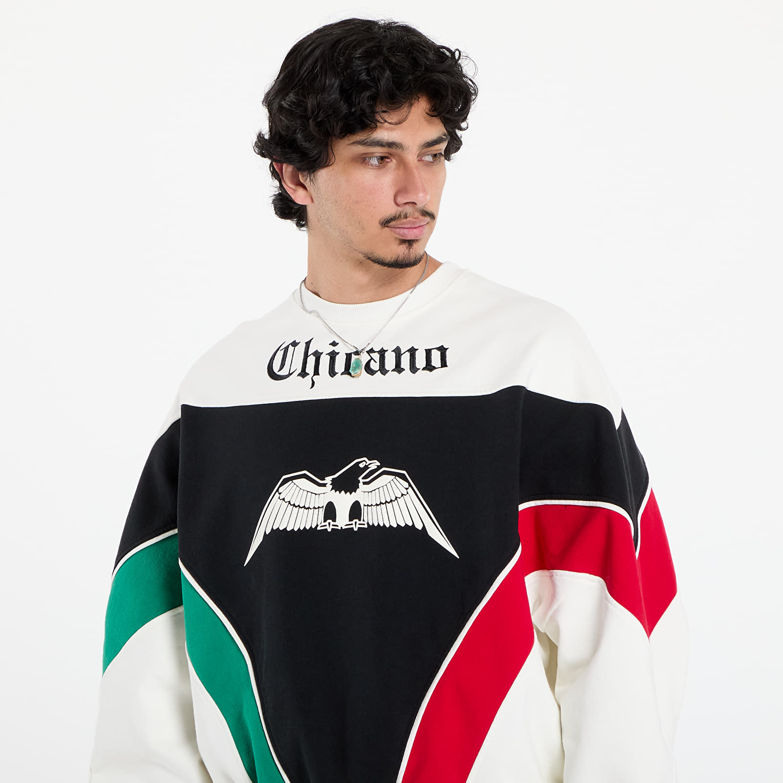 Bluzy adidas x Willy Chavarria Fleece Crewneck White/ Off White