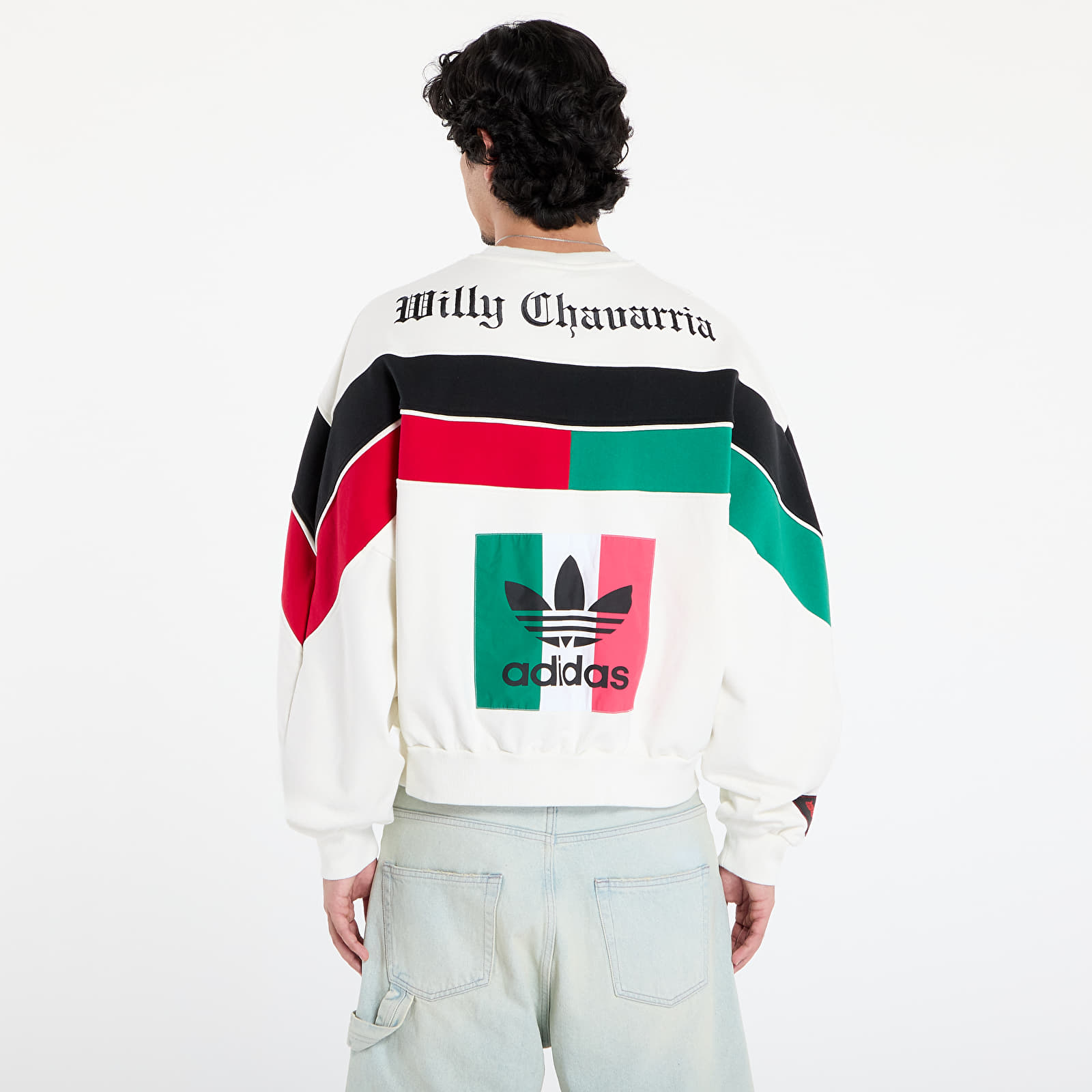 Bluzy adidas x Willy Chavarria Fleece Crewneck White/ Off White
