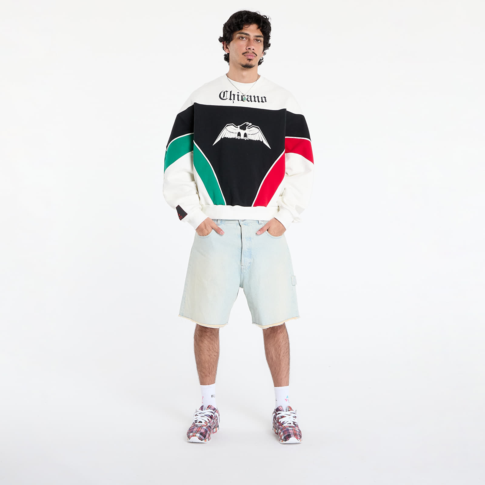 Bluzy adidas x Willy Chavarria Fleece Crewneck White/ Off White