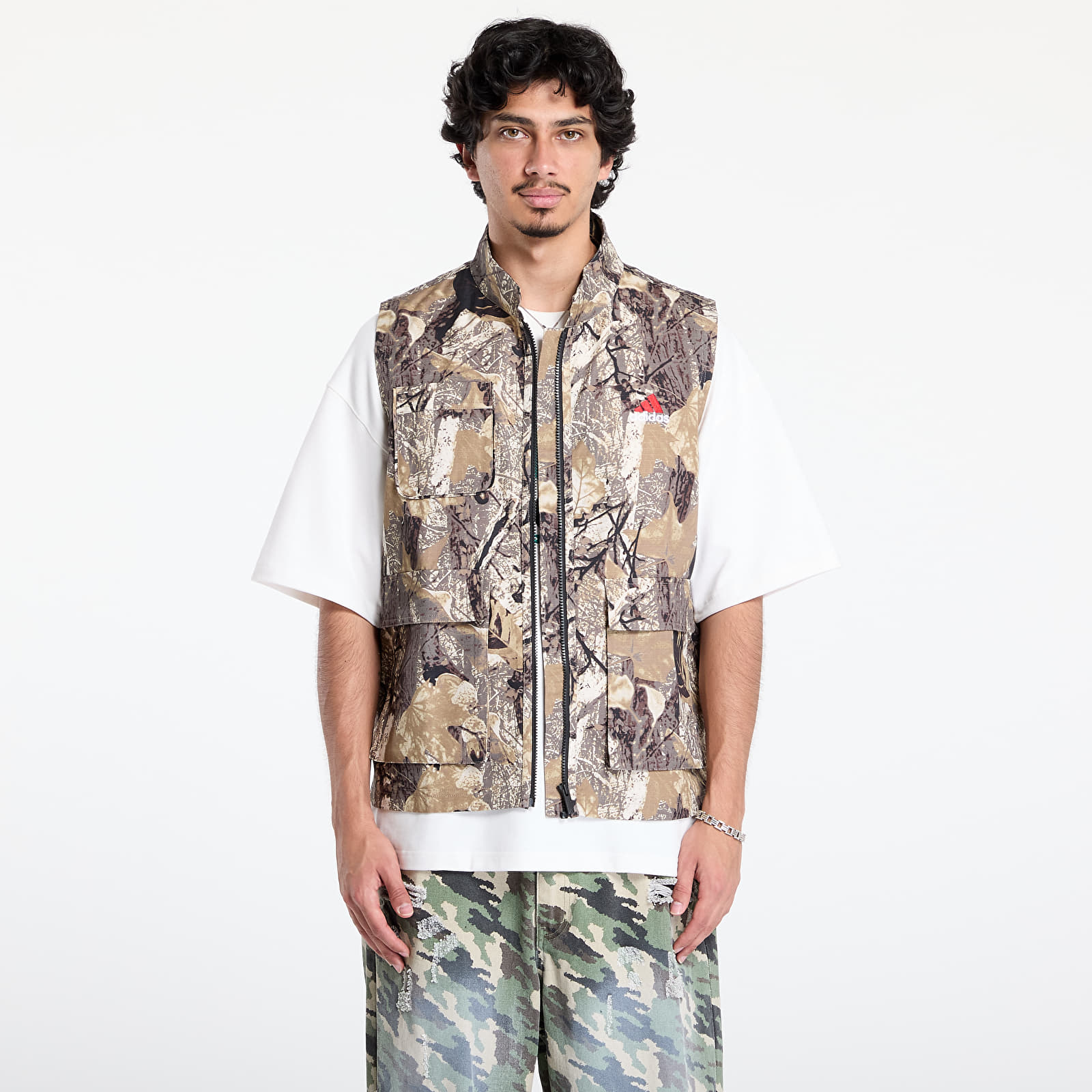 Męskie kamizelki adidas Originals Camo Vest AOP Camo