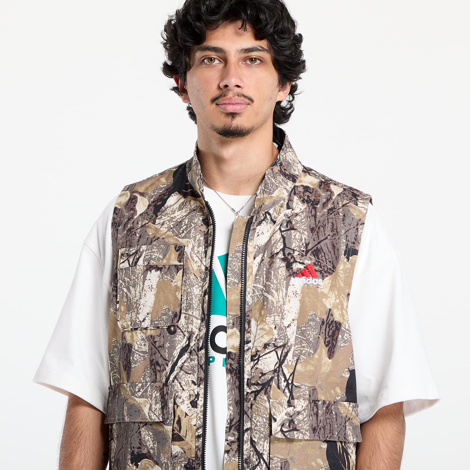 Męskie kamizelki adidas Originals Camo Vest AOP Camo