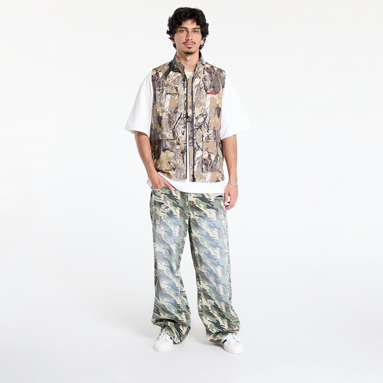 Męskie kamizelki adidas Originals Camo Vest AOP Camo