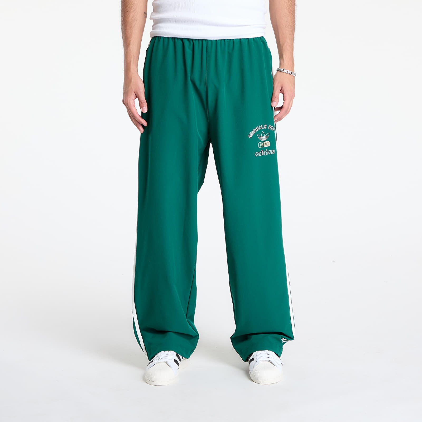 Pants adidas Originals Dept. Woven Firebird Track Pant Collegiate Green
