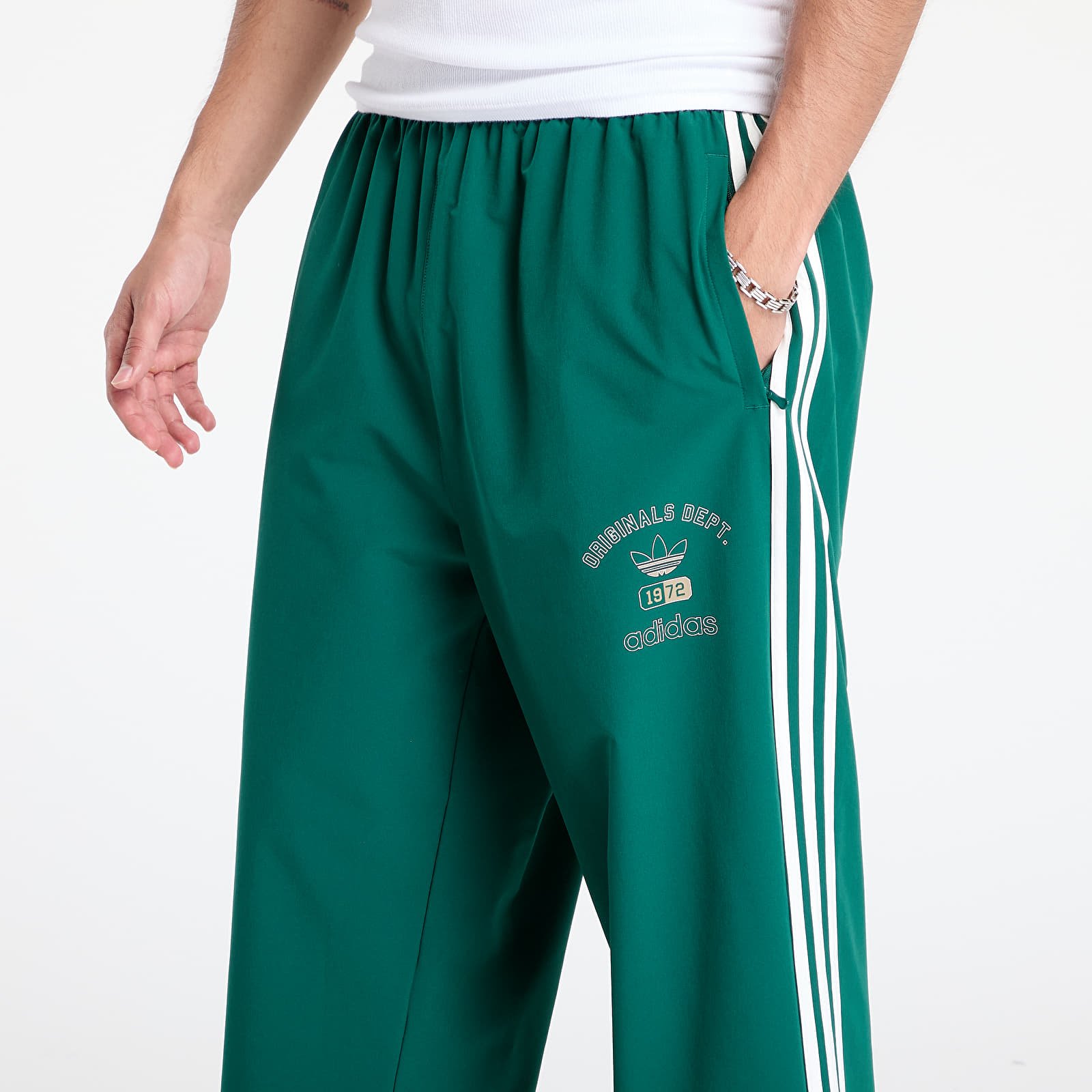 Pants adidas Originals Dept. Woven Firebird Track Pant Collegiate Green